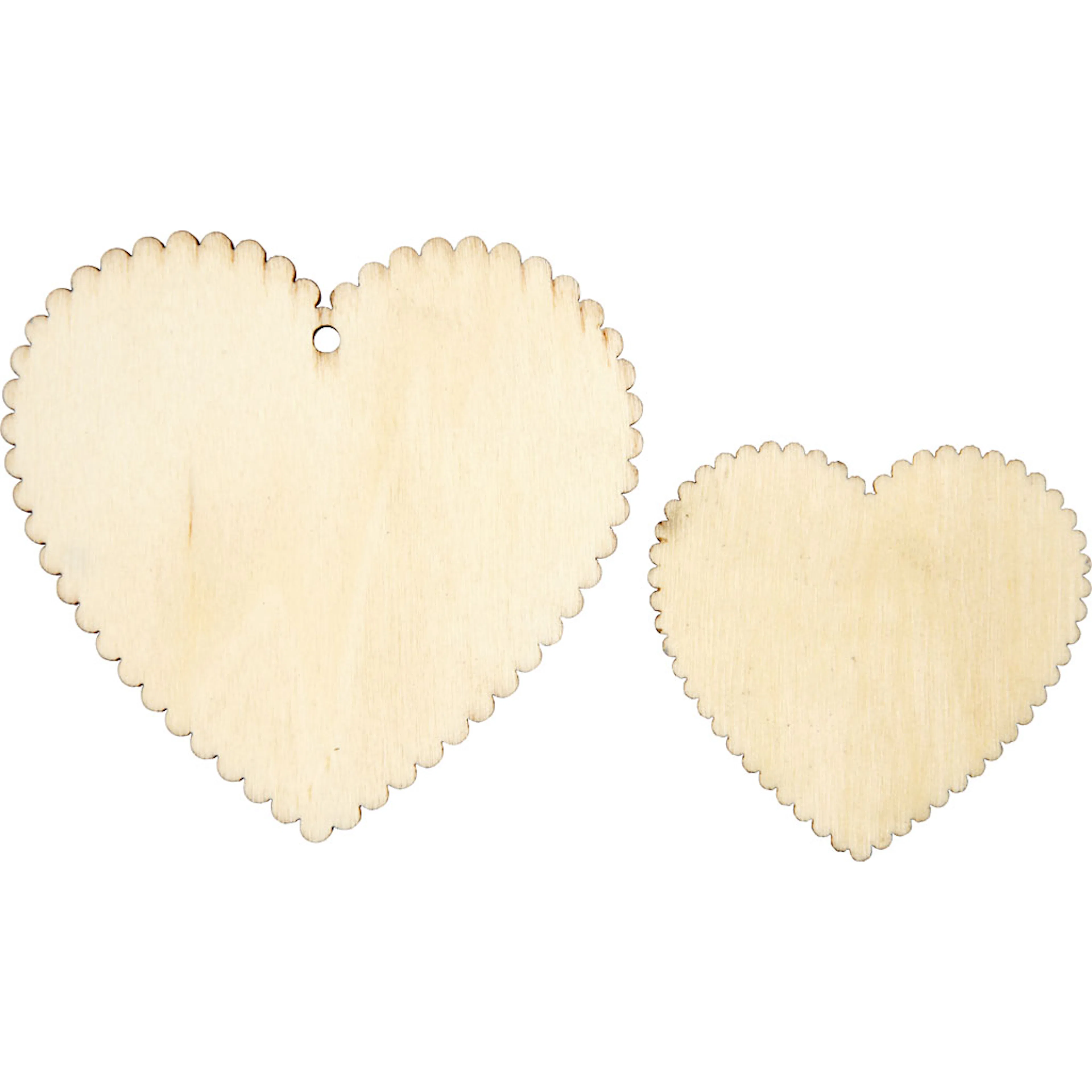 Hjerter Creativ Company Str 5,1x5,1 cm 12 stk/1 Pk