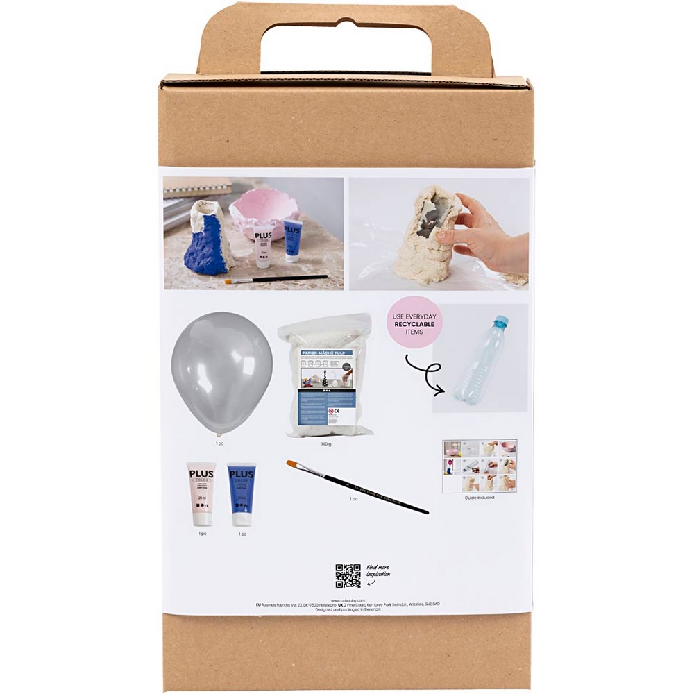 Hobbysett Creativ Company DIY Kit Modellering Vase og Skål