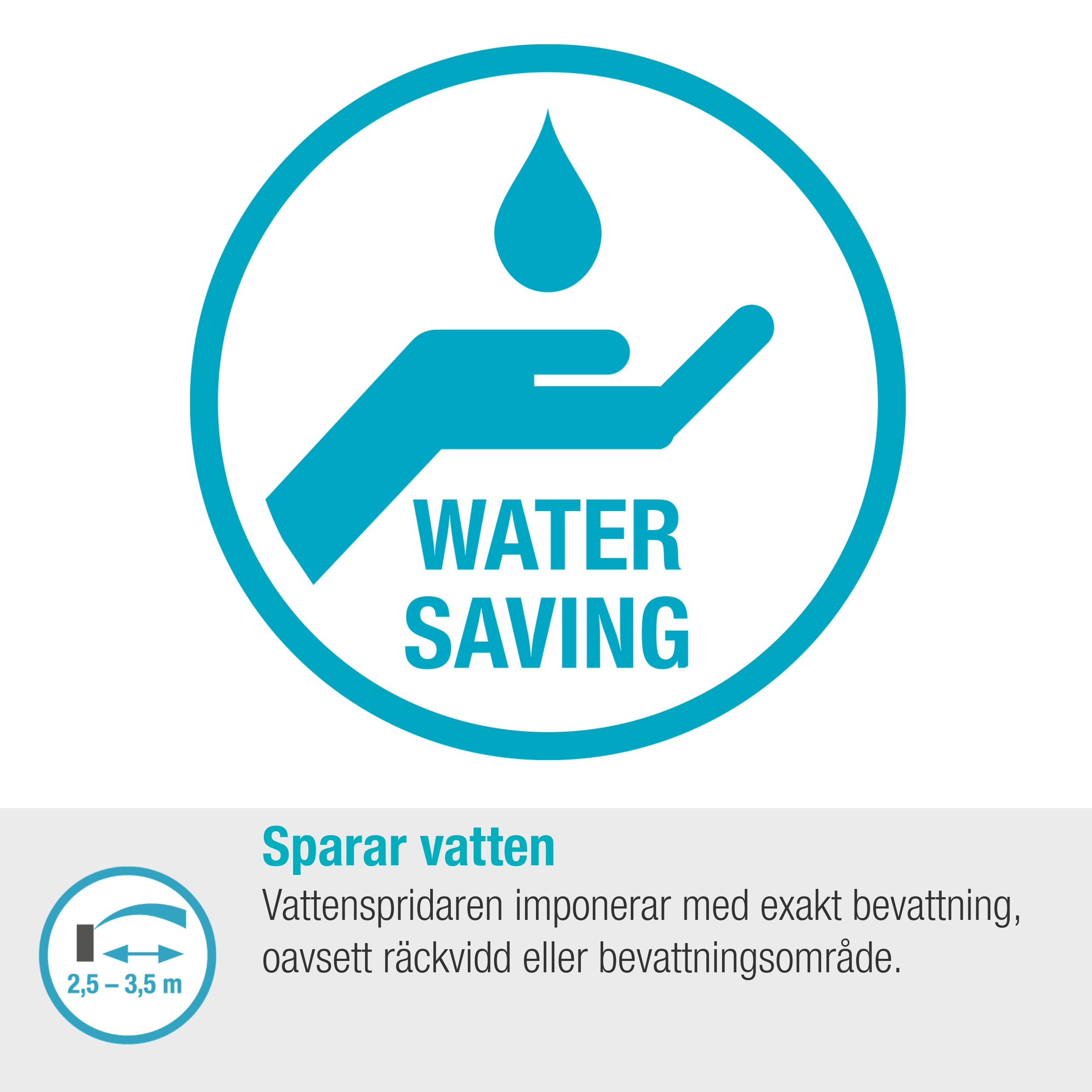 Vannspreder Gardena Pop-up Sprinkler MD40/300