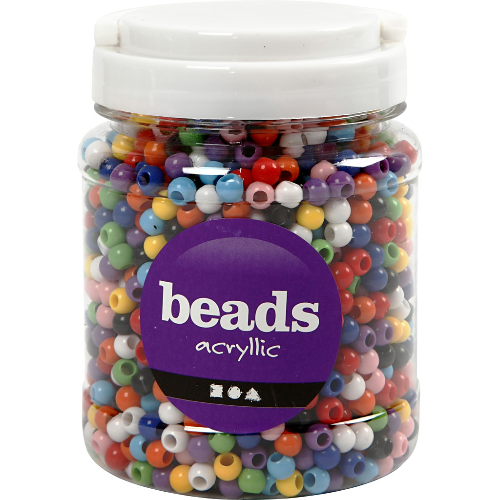Kongomix Creativ Company Ass Farger Dia 8 mm Hullstr 4 mm 700 ml/1 Pk