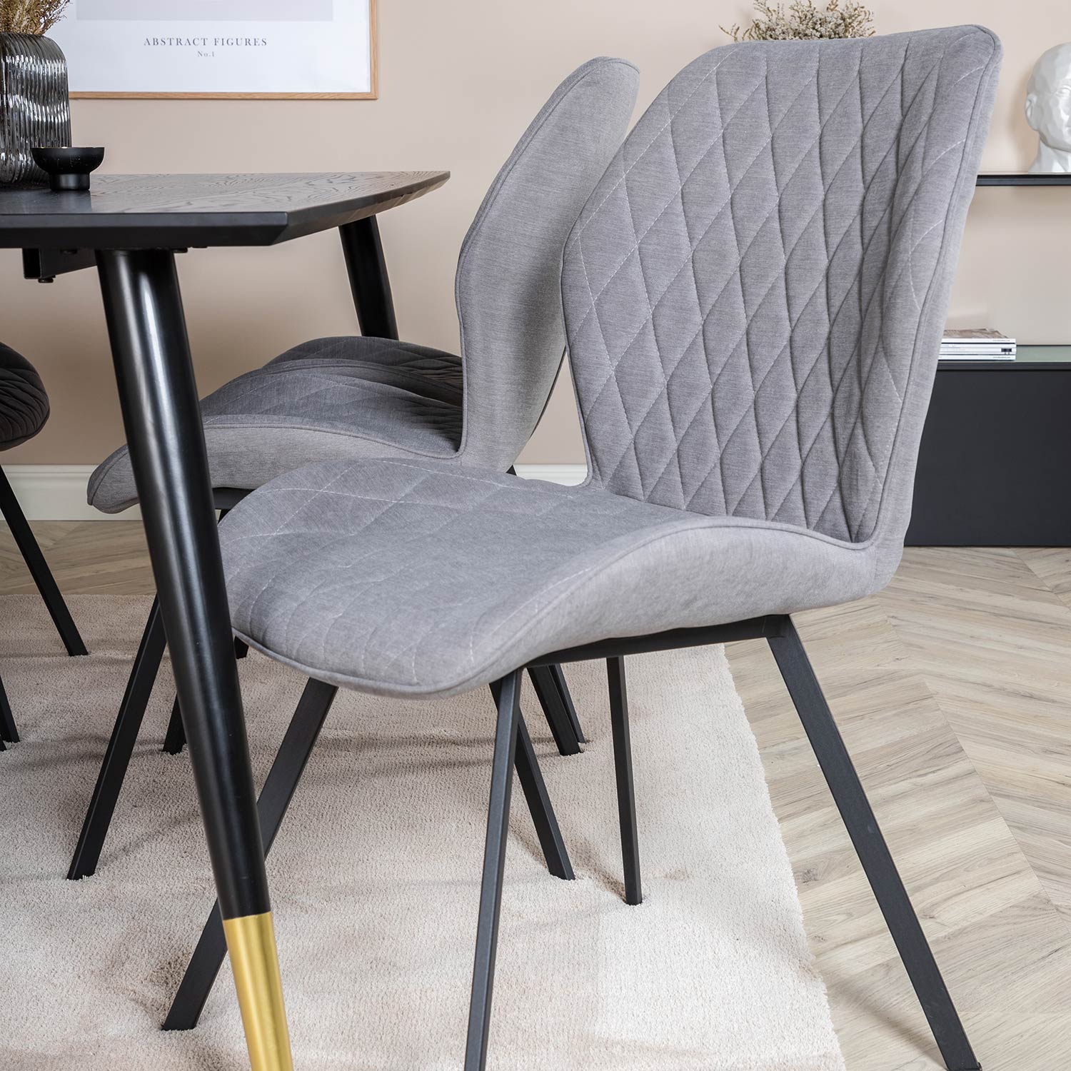 Spisegruppe Venture Home Dipp med 6 Gemma Stoler