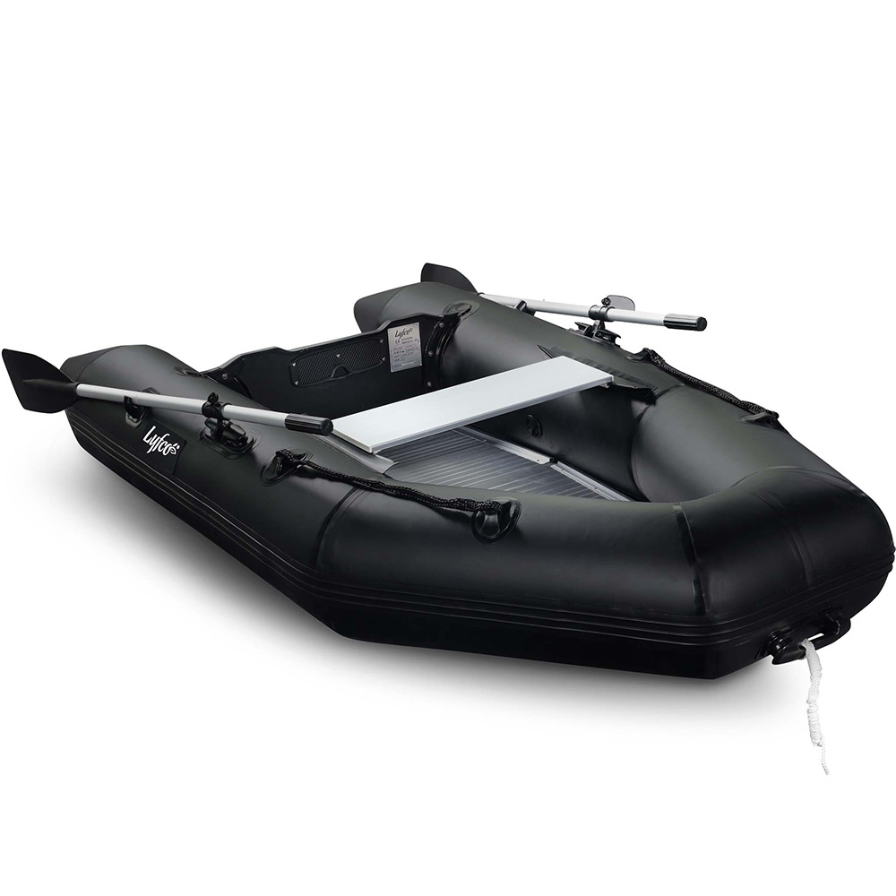 Gummibåt 270cm (0,9 mm PVC), svart Farge Sort