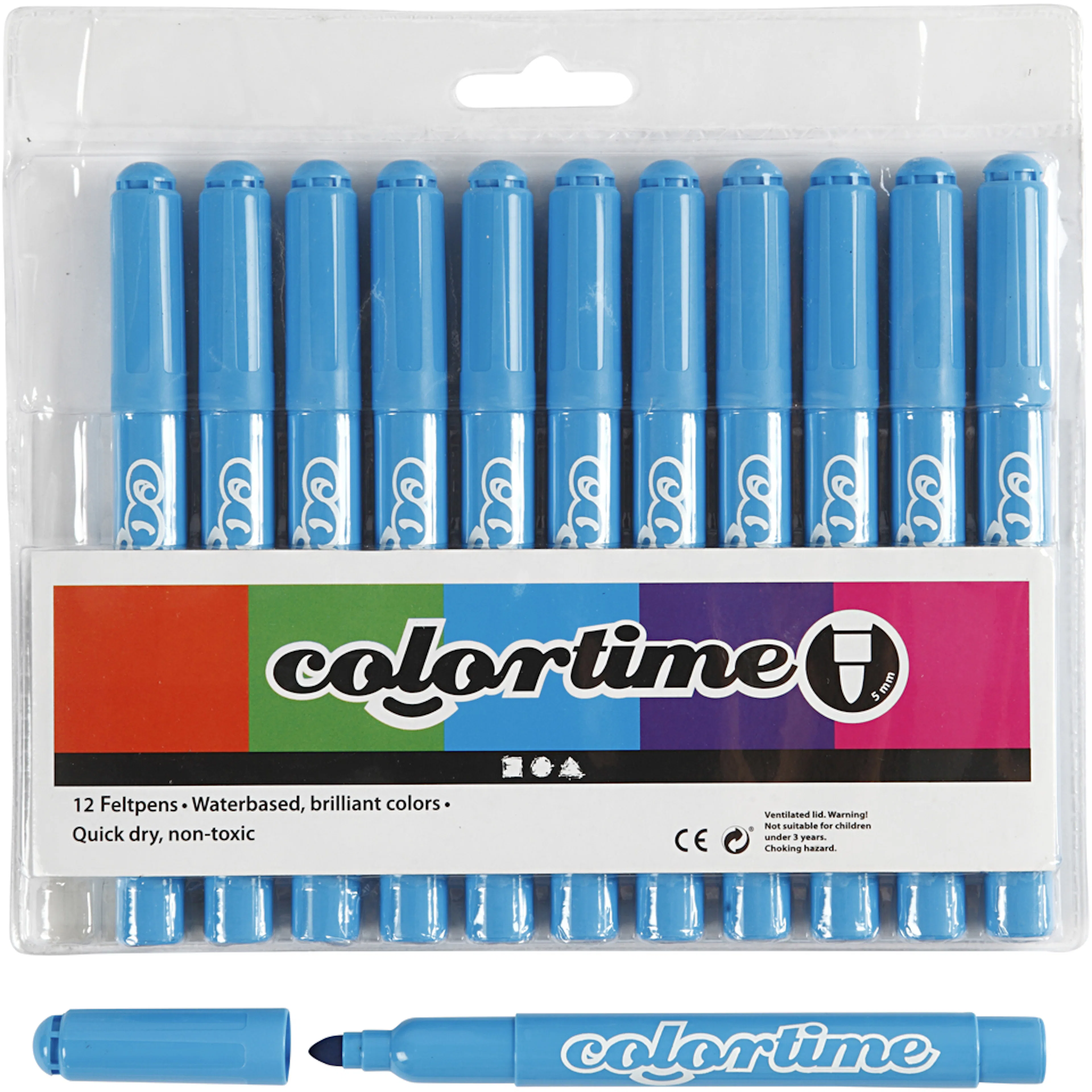 Tusjpenner Creativ Company Colortime Strek 5 mm 1 Pk