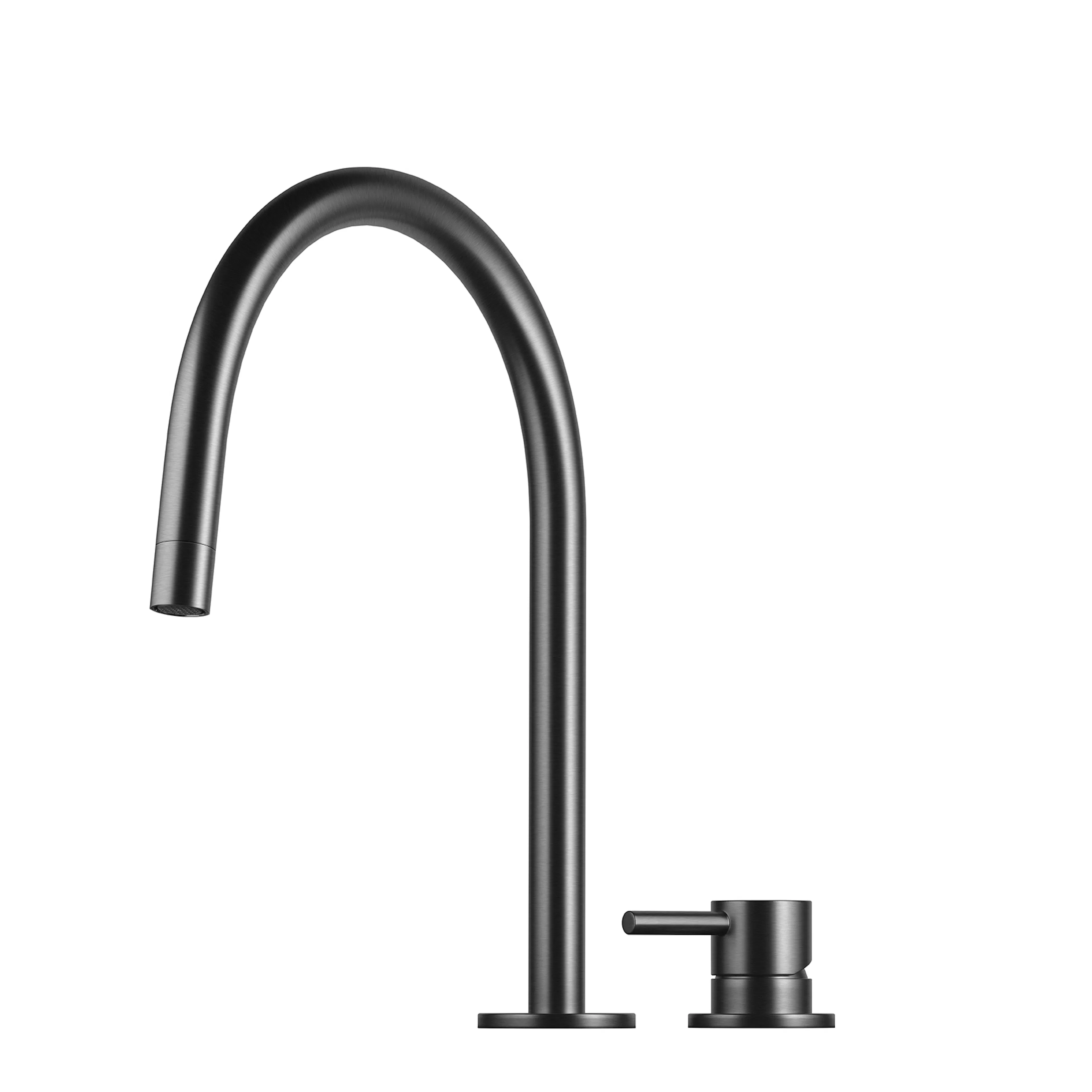 Børstet Black Chrome