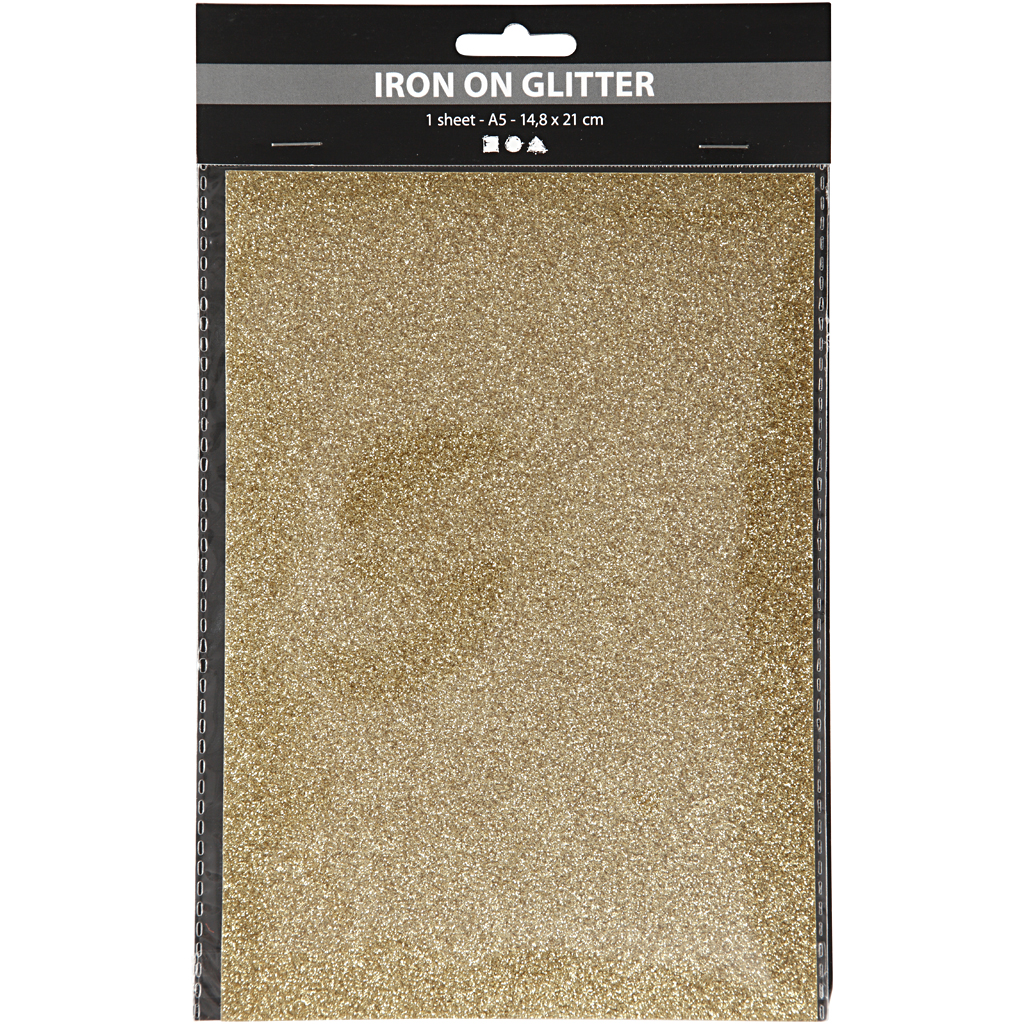 Strykestoff Creativ Company Glitter 148X210 mm