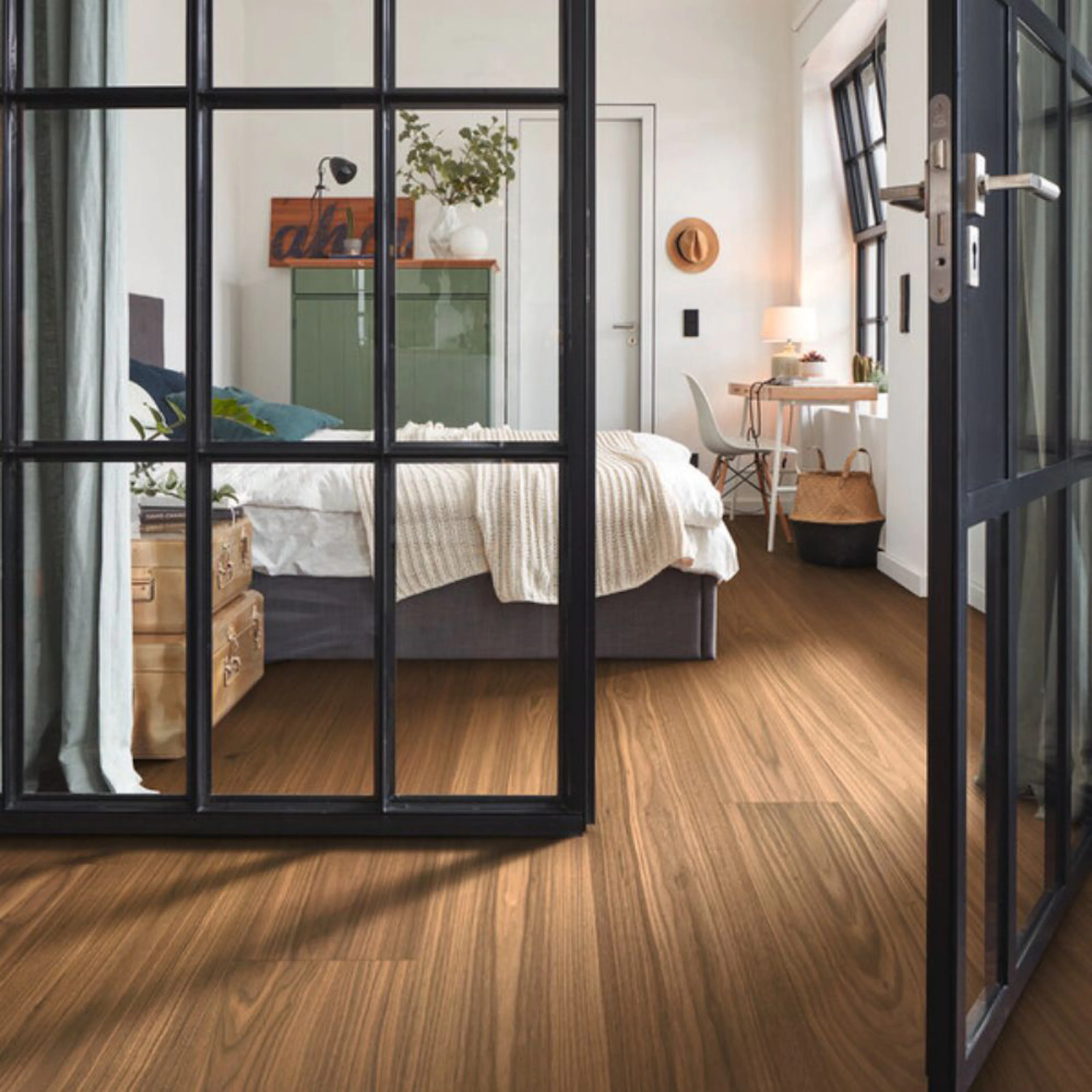 Trägolv HD 400 American walnut lively 08912