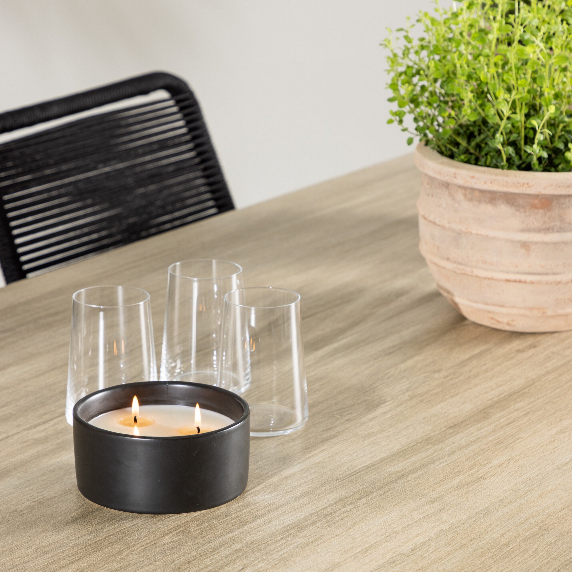 Hagegruppe Venture Home Merlo med 6 Lindos Lenestoler