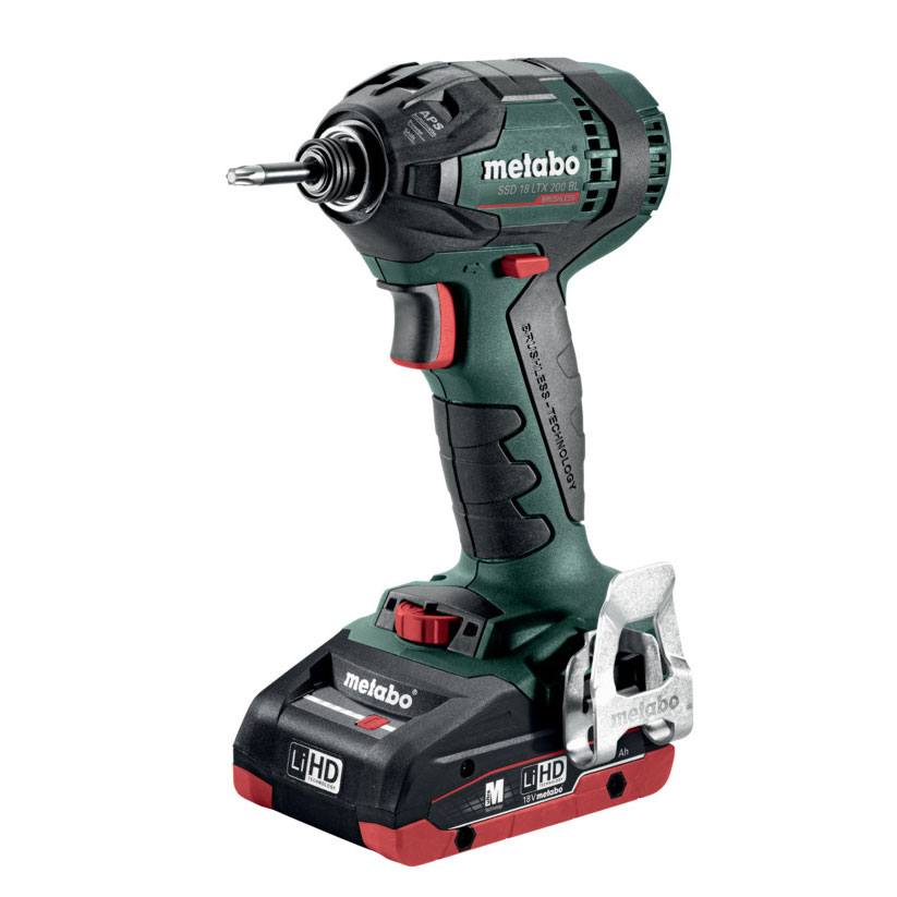 Slagtrekker Metabo SSD 18 LTX 200 BL 2X4AH LIHD