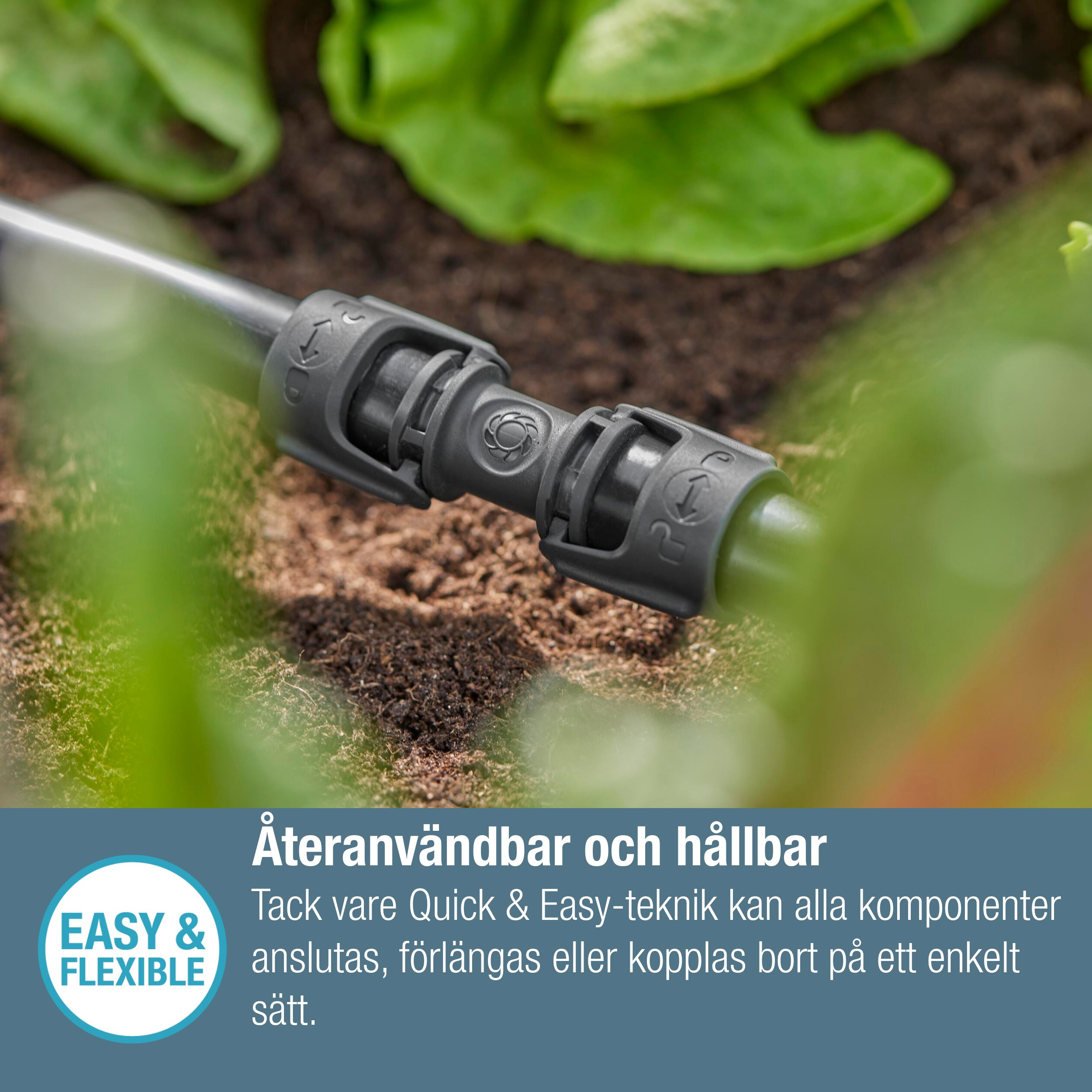 Skjøtekobling Gardena Micro-Drip 13 mm