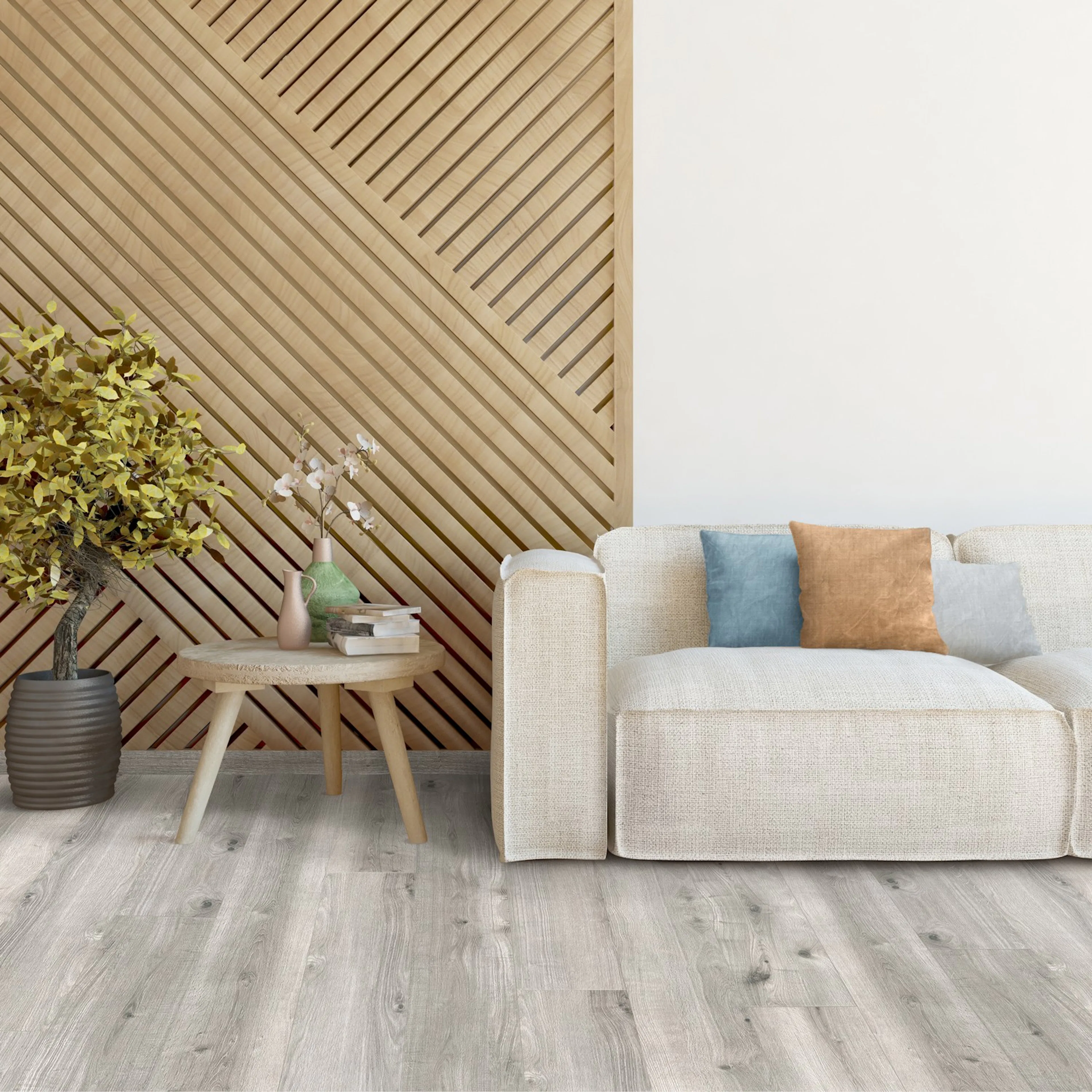 Laminatgulv BerryAlloc Cadenza Allegro Light Grey