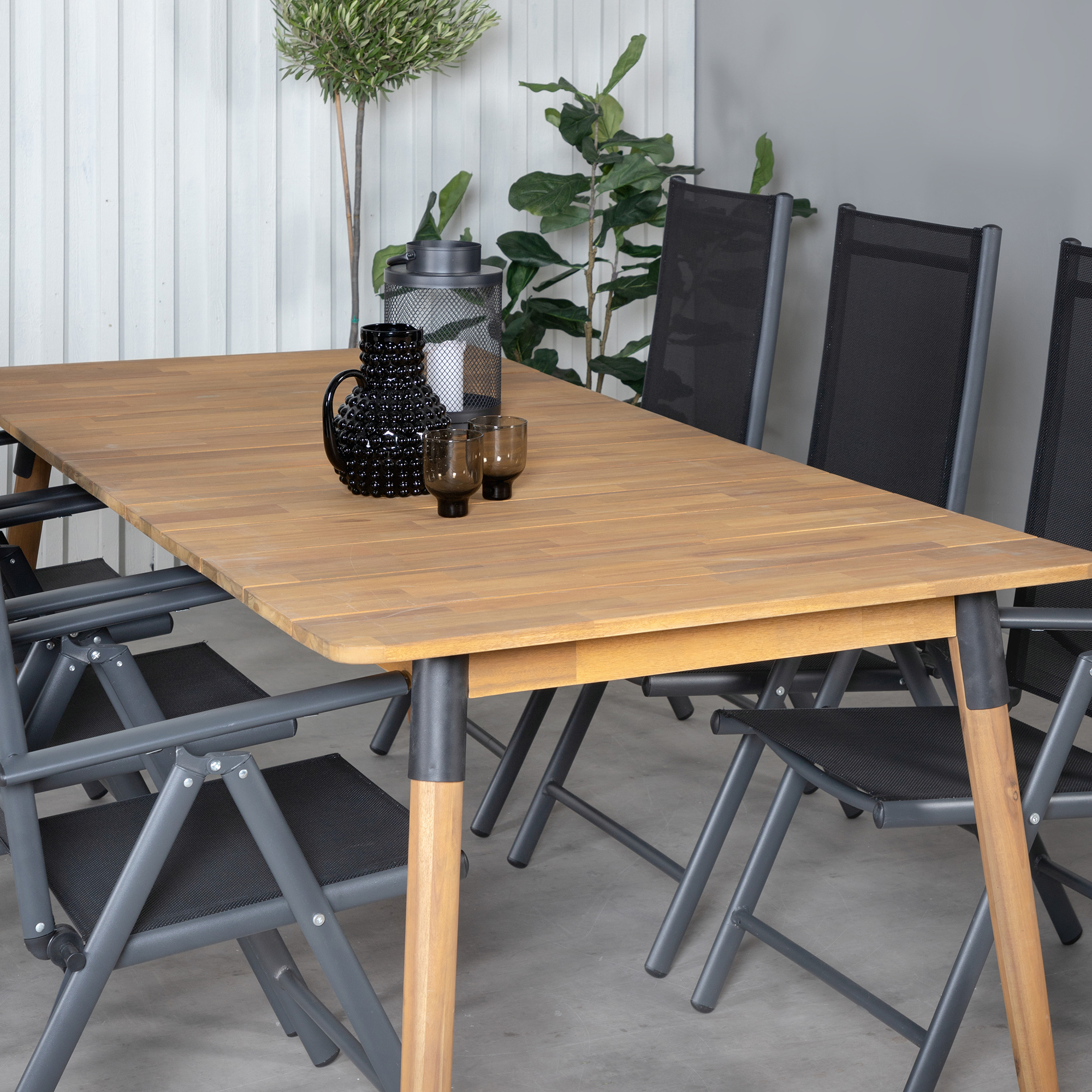 Spisegruppe Venture Home Julle med 6 Bend Spisestoler