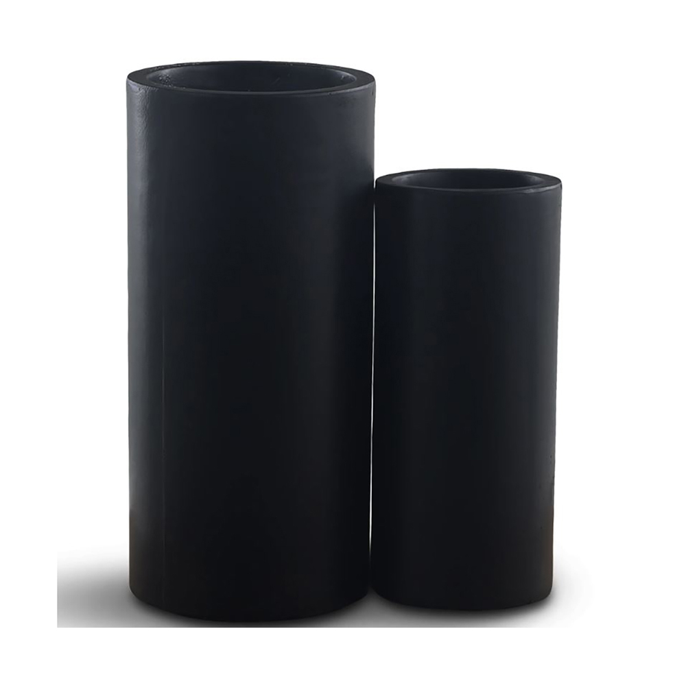 Krukke Lyfco Rund og Høy Sort 2-pk