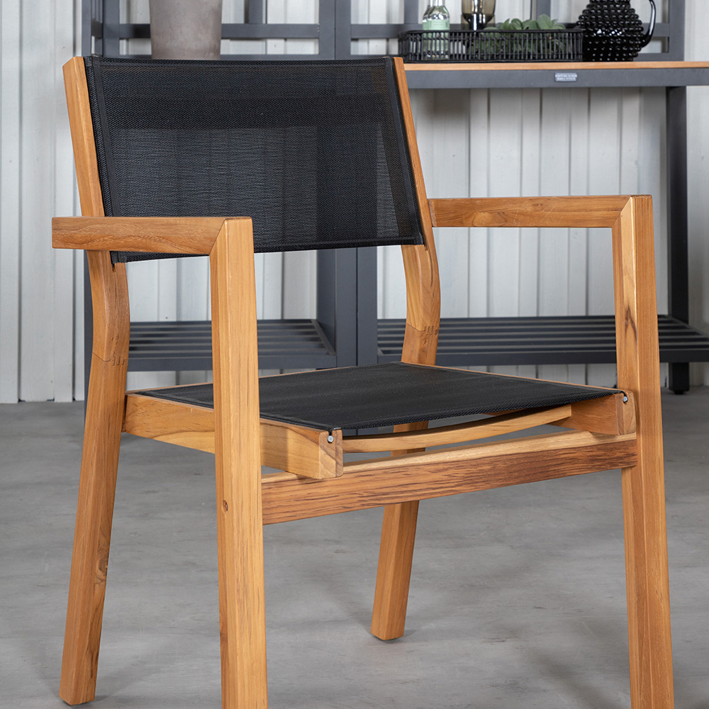 Spisegruppe Venture Home Bois med 6 Velle Stoler