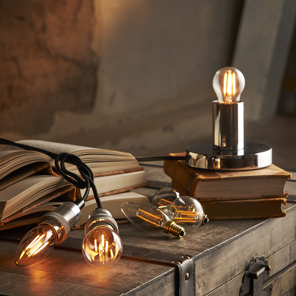 LED-Lampe Star Trading E14 C35 Soft Glow 3-trinns Memory Dimbar 4W