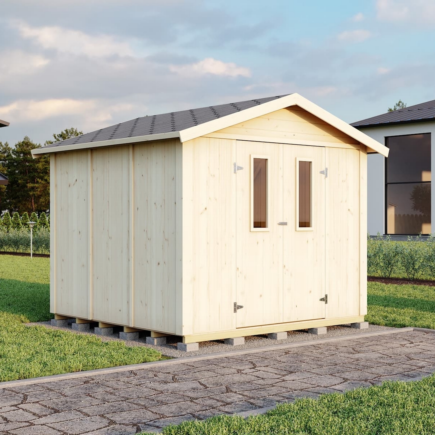 Redskapsbod Luoman Lillevilla Elementti 613 5,6 m2