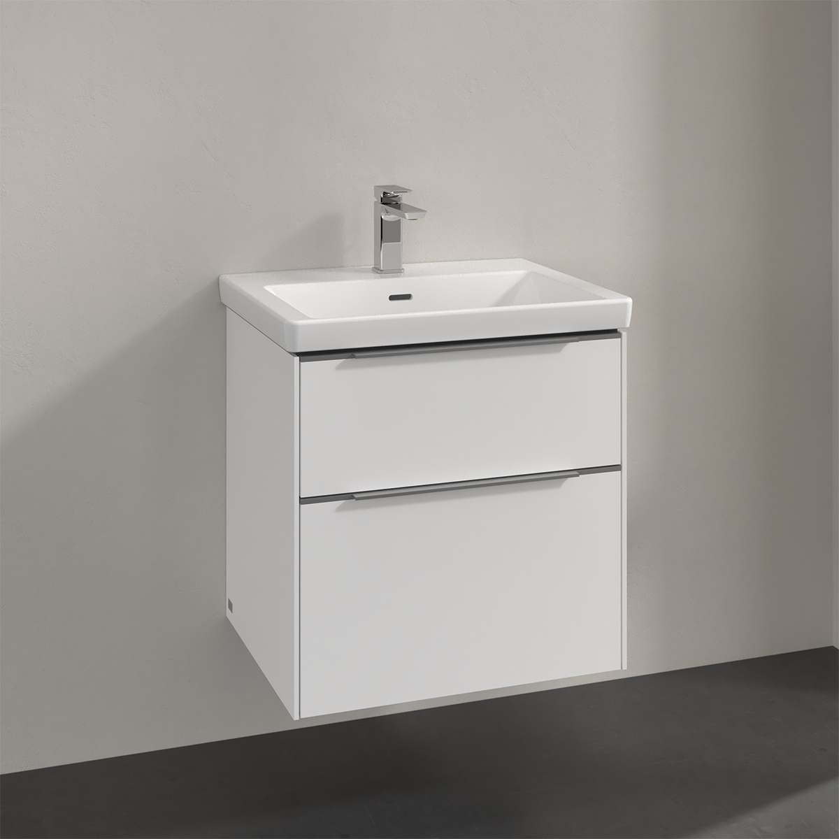 Tvättställsskåp Villeroy & Boch Subway 3.0 med 2 Lådor