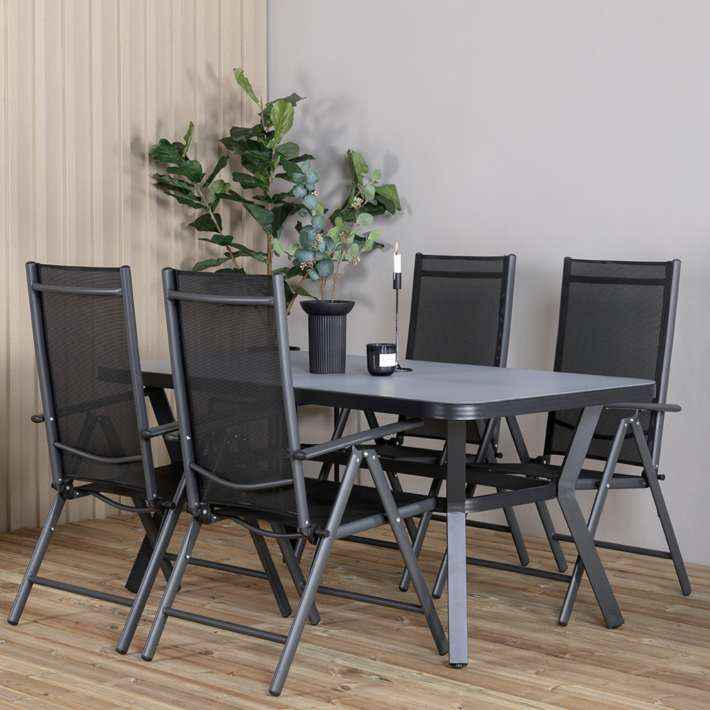 Spisegruppe Venture Home Vyn med 4 Chair Spisestoler