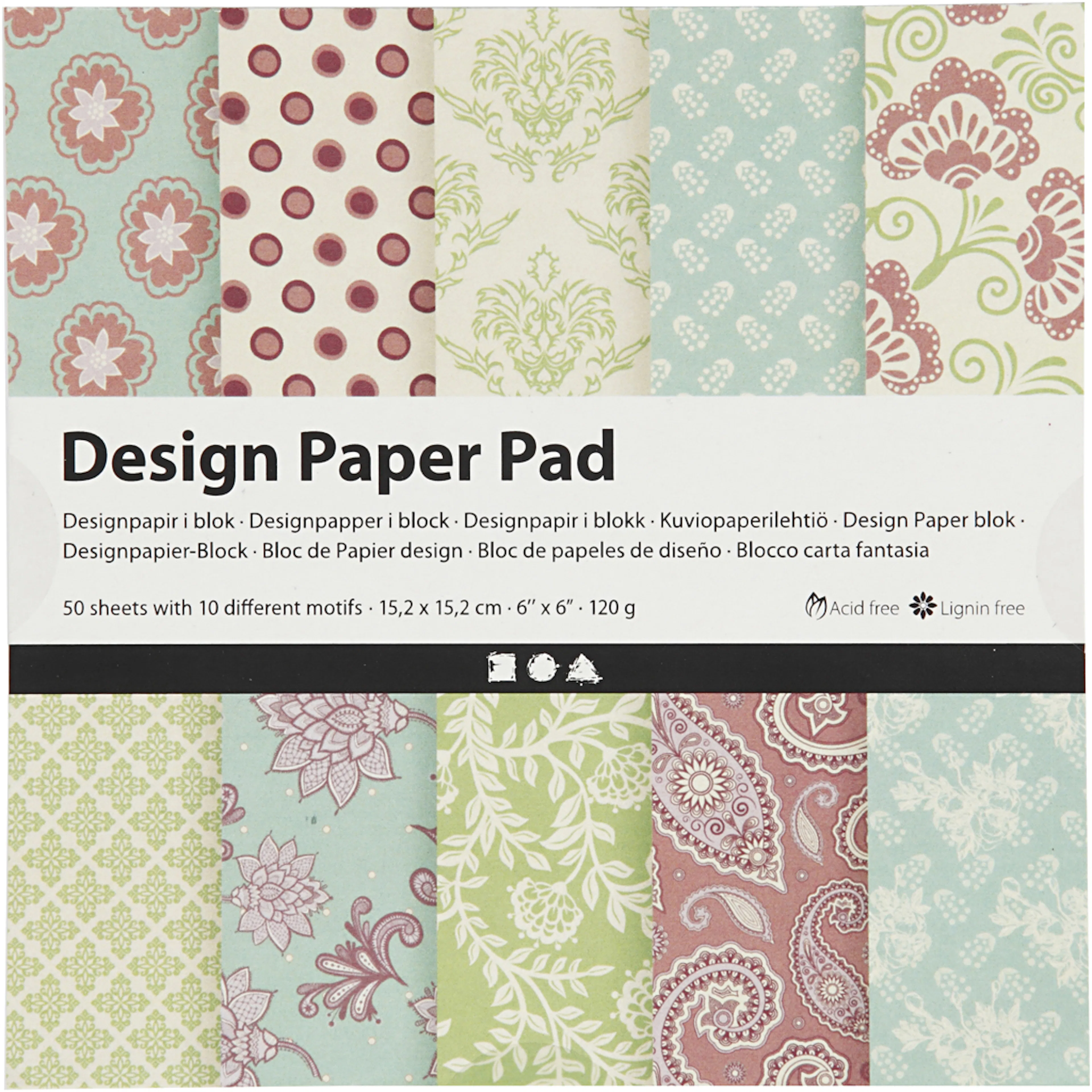 Designpapir Creativ Company 50 Ark/1 Pk
