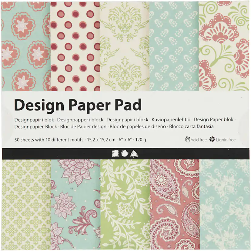 Designpapir Creativ Company 50 Ark/1 Pk