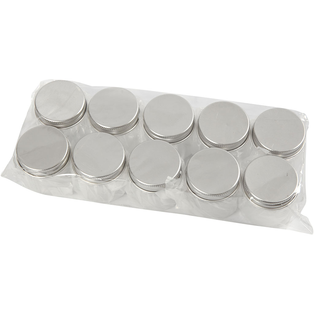 Plastglass Creativ Company med Lokk 50 ml 10 stk/1 Pk