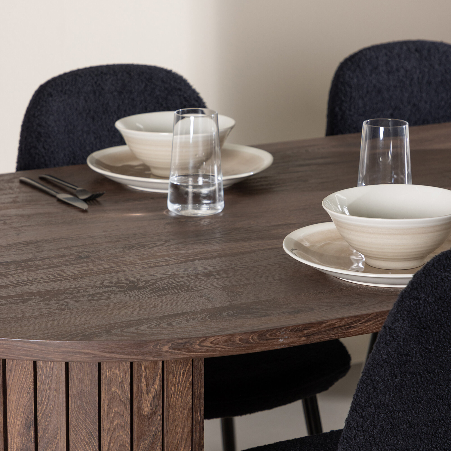 Spisegruppe Venture Home Härön 200 med 4 stk Polar Stoler Teddy