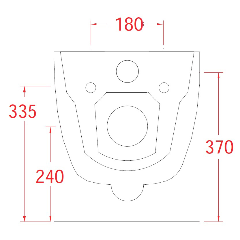 Vegghengt Toalett Lavabo File 2.0 Rimless