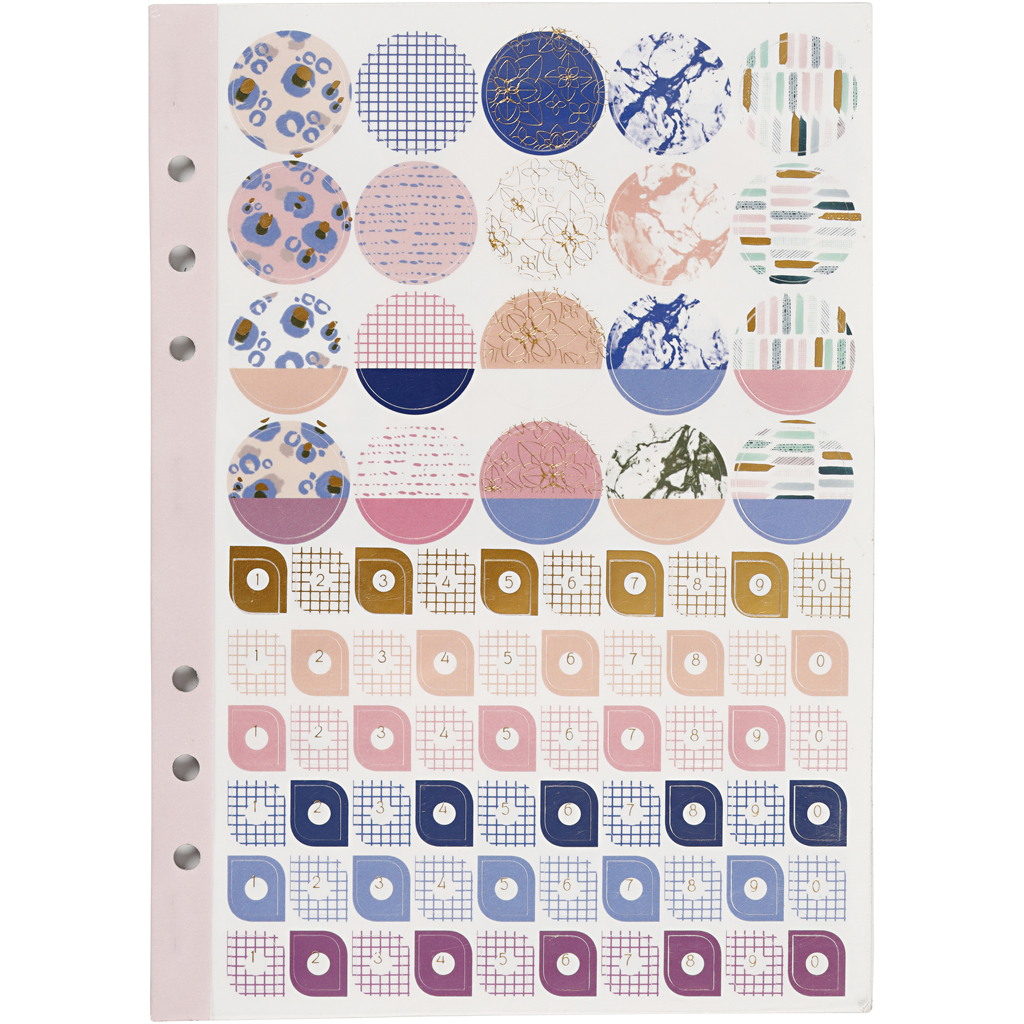 Stickersbok Creativ Company Blomster A5 1 stk/1 Pk