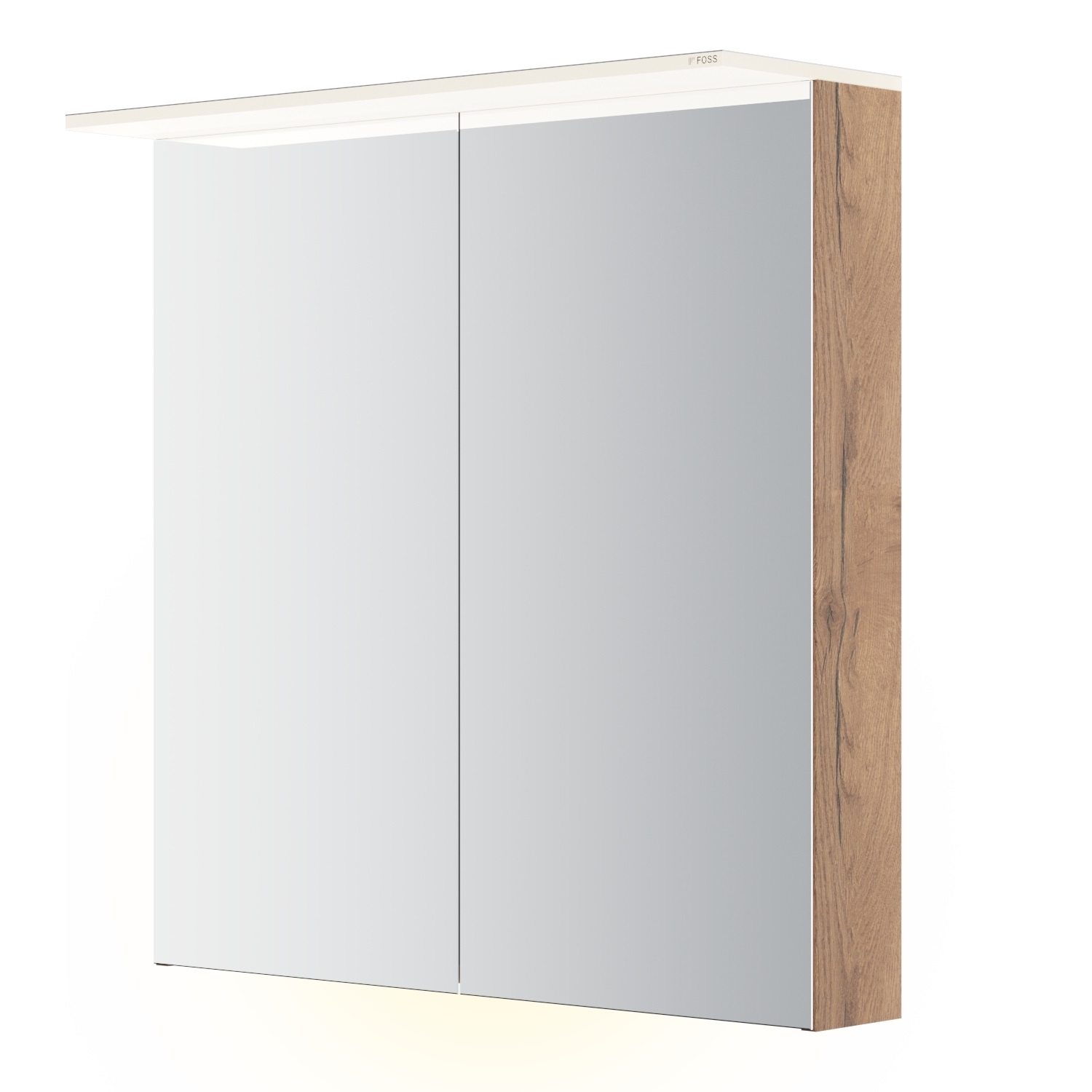 Speilskap FOSSBAD Variant B80 Med Lysplate