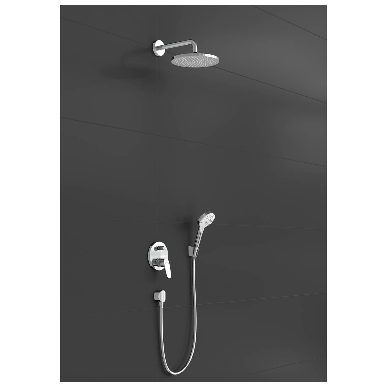 Takdusjsett Hansgrohe Crometta S 240 for innbygging 1jet