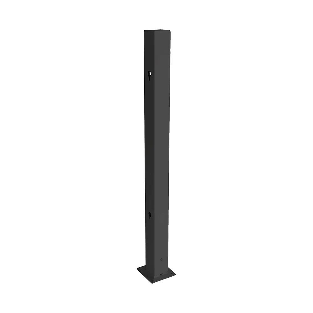 Aluminiumstolpe Skotte Garden Rand Sort