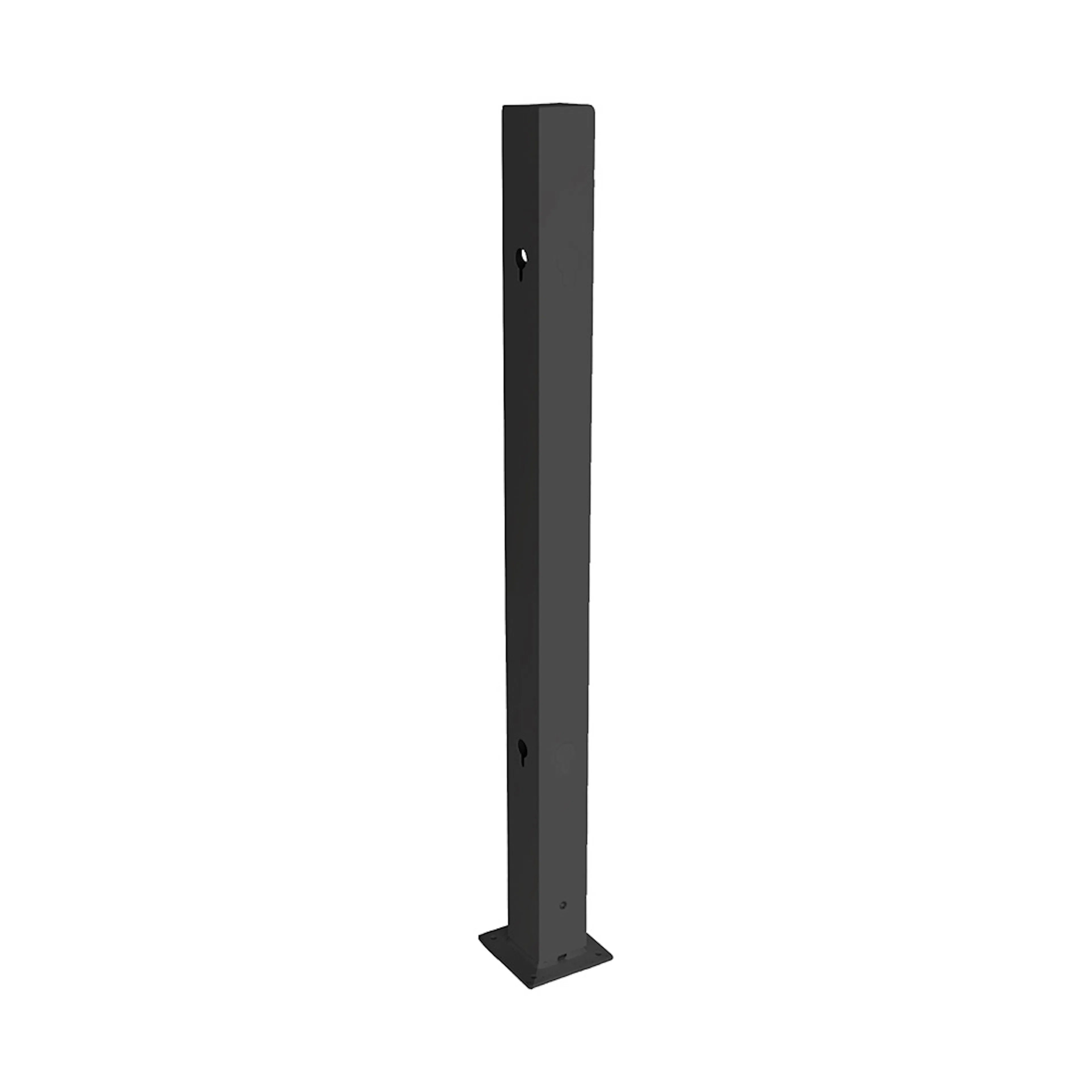 Aluminiumstolpe Skotte Garden Rand Sort