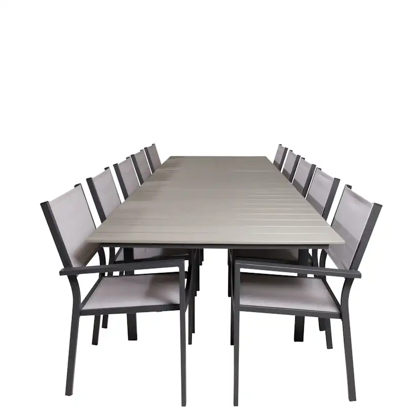 Spisegruppe Venture Home Lova 224/324 med 10 Copacabana Lenestoler