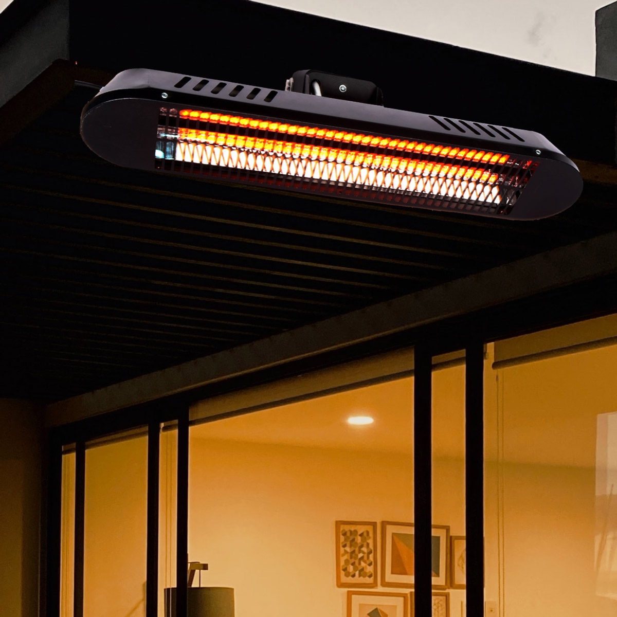Terrassevarmer Fornorth Veggvarmer Premium 2000W Fjernkontroll
