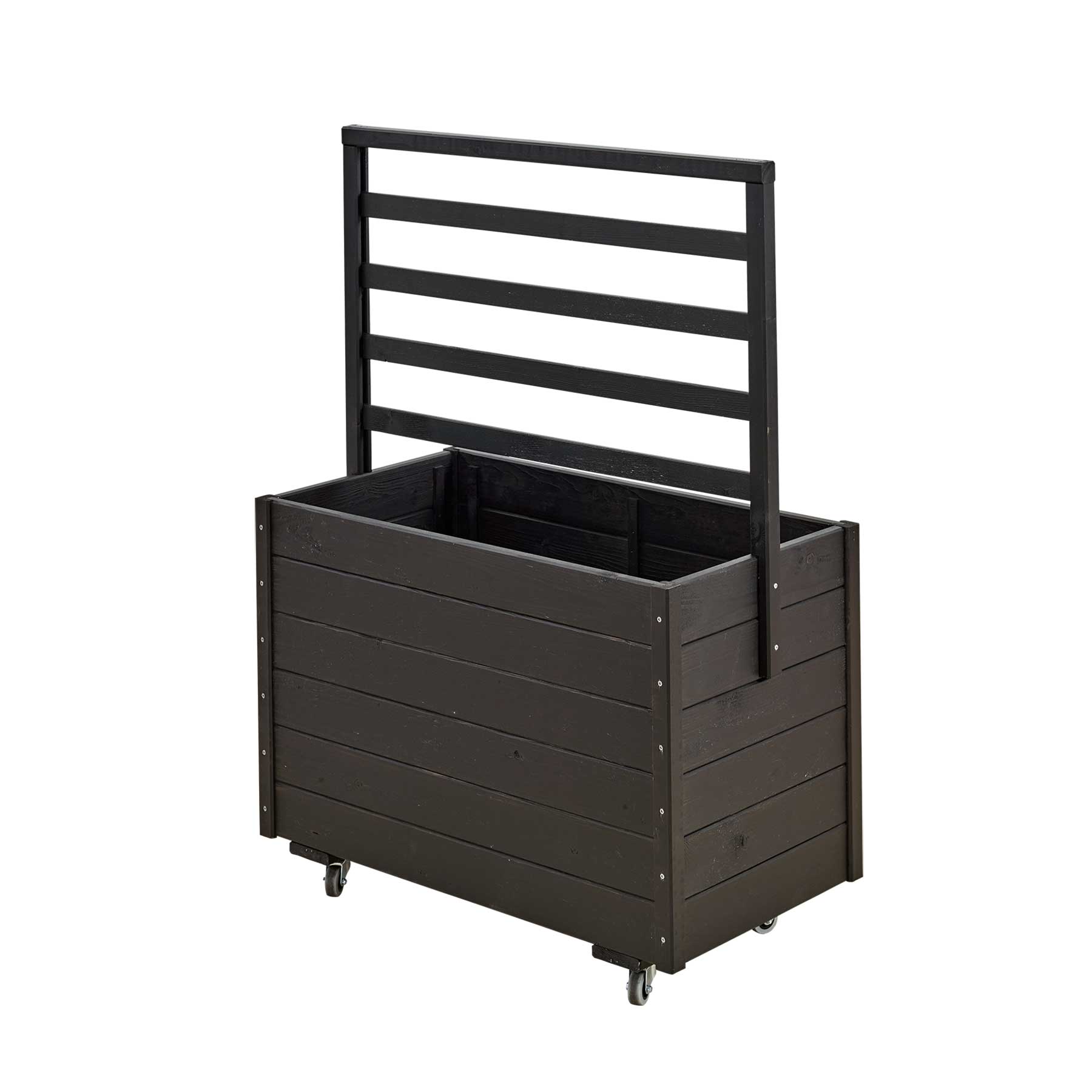 Blomsterkasse PLUS med Espaljé 88x48x124 cm