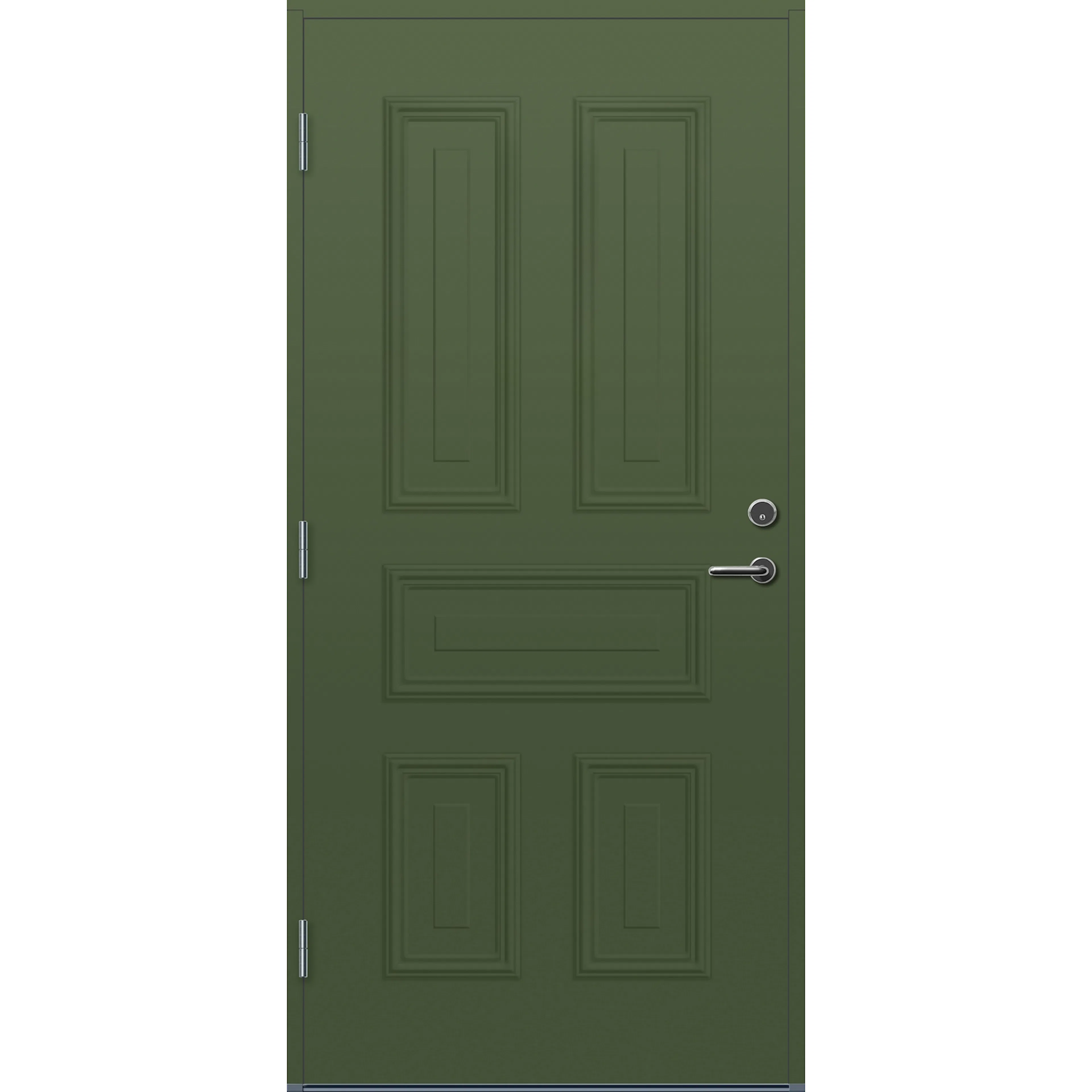 DØR YD LISTA 10X20V GRØNN BxH: 100x200 cm, Venstre, NCS S-6030-G30Y, Grønn