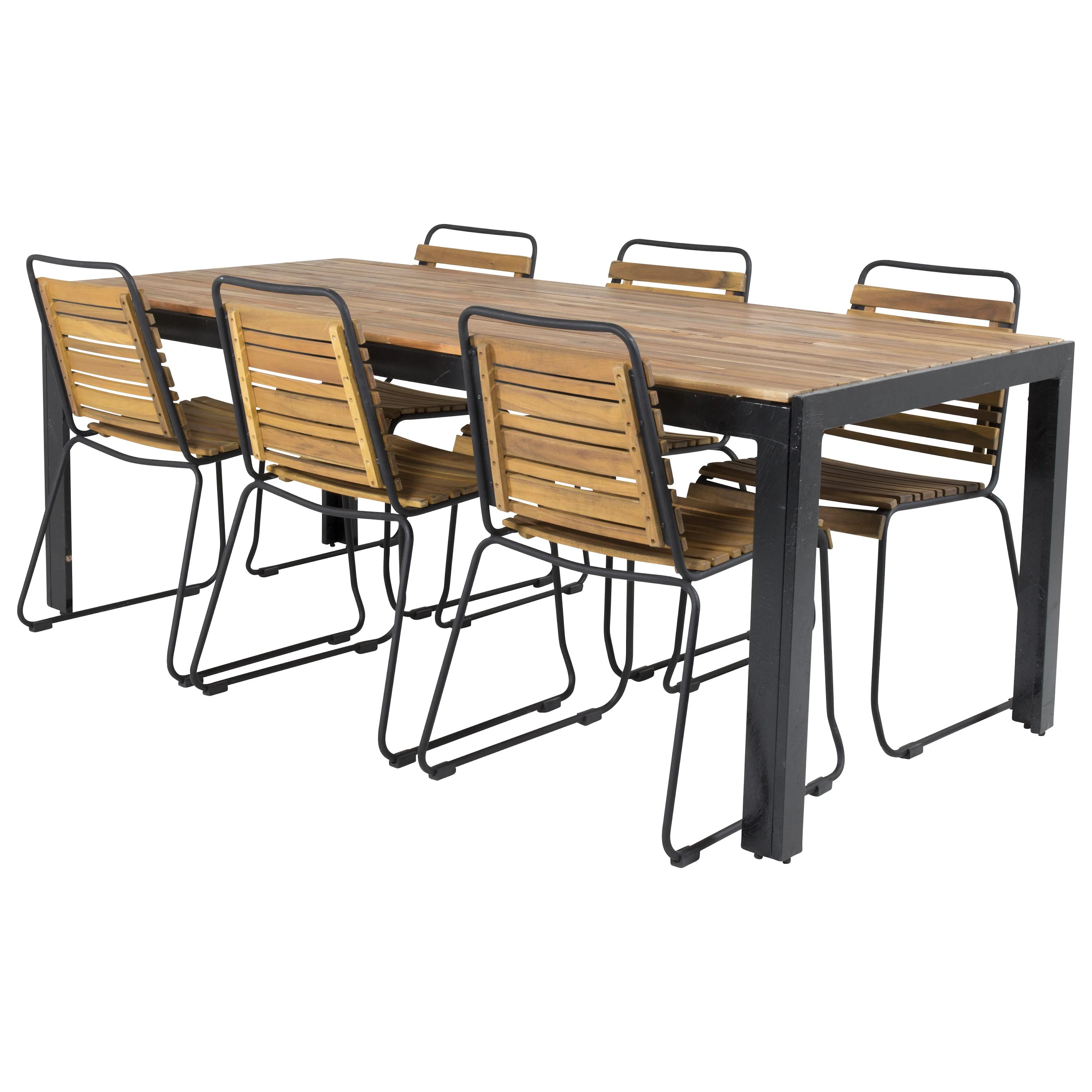 Spisegruppe Venture Home Berfin med 6 Spisestoler