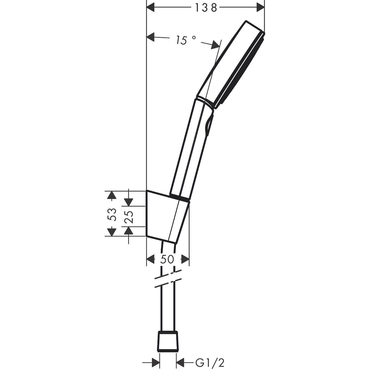 Dusjholdersett Hansgrohe Pulsify Select S 105 3jet Relaxation
