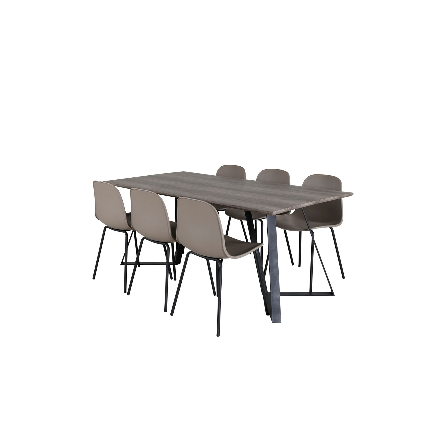 Spisegruppe Venture Home Madde med 6 Ardi Stoler