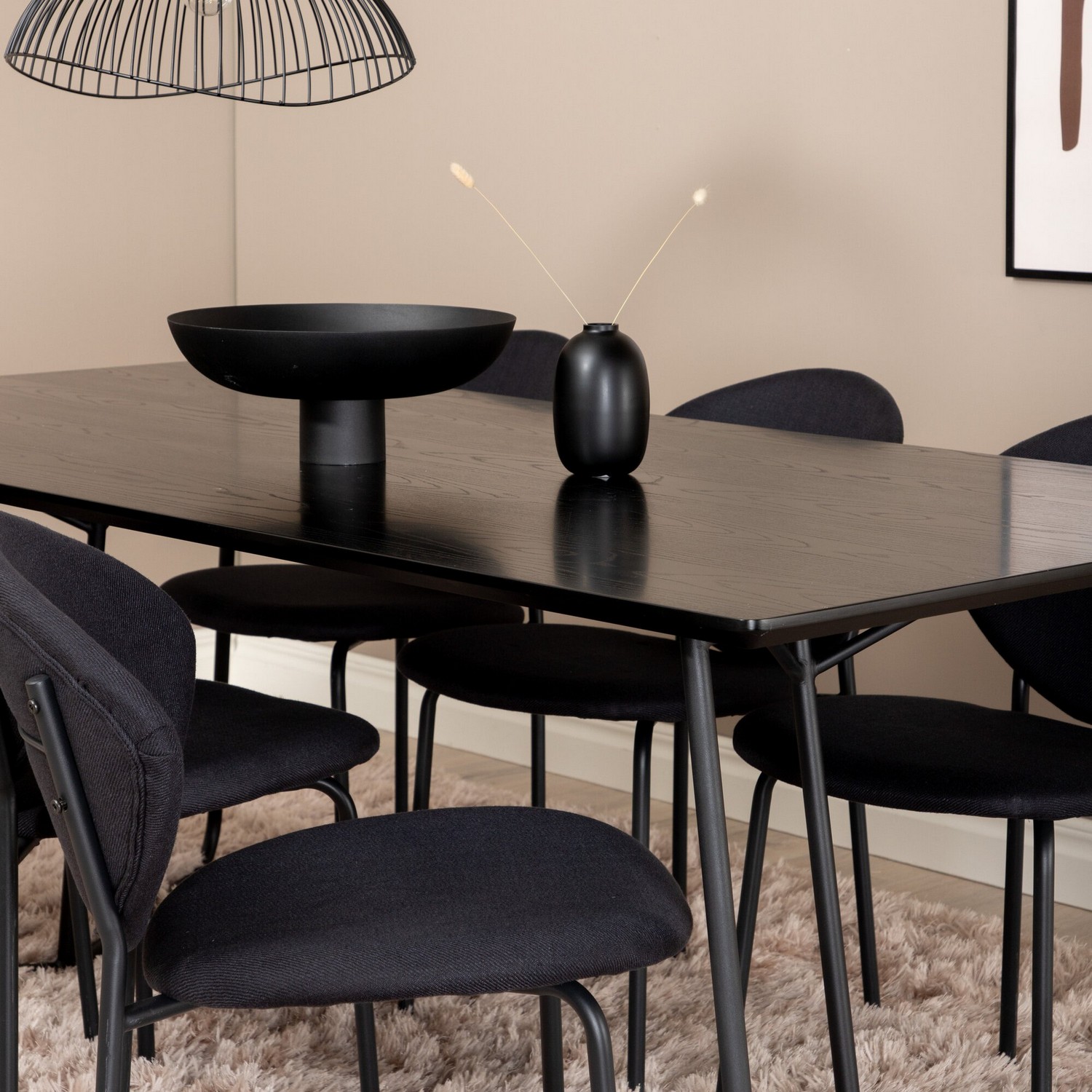 Spisegruppe Venture Home Annika med 6 Valor Stoler