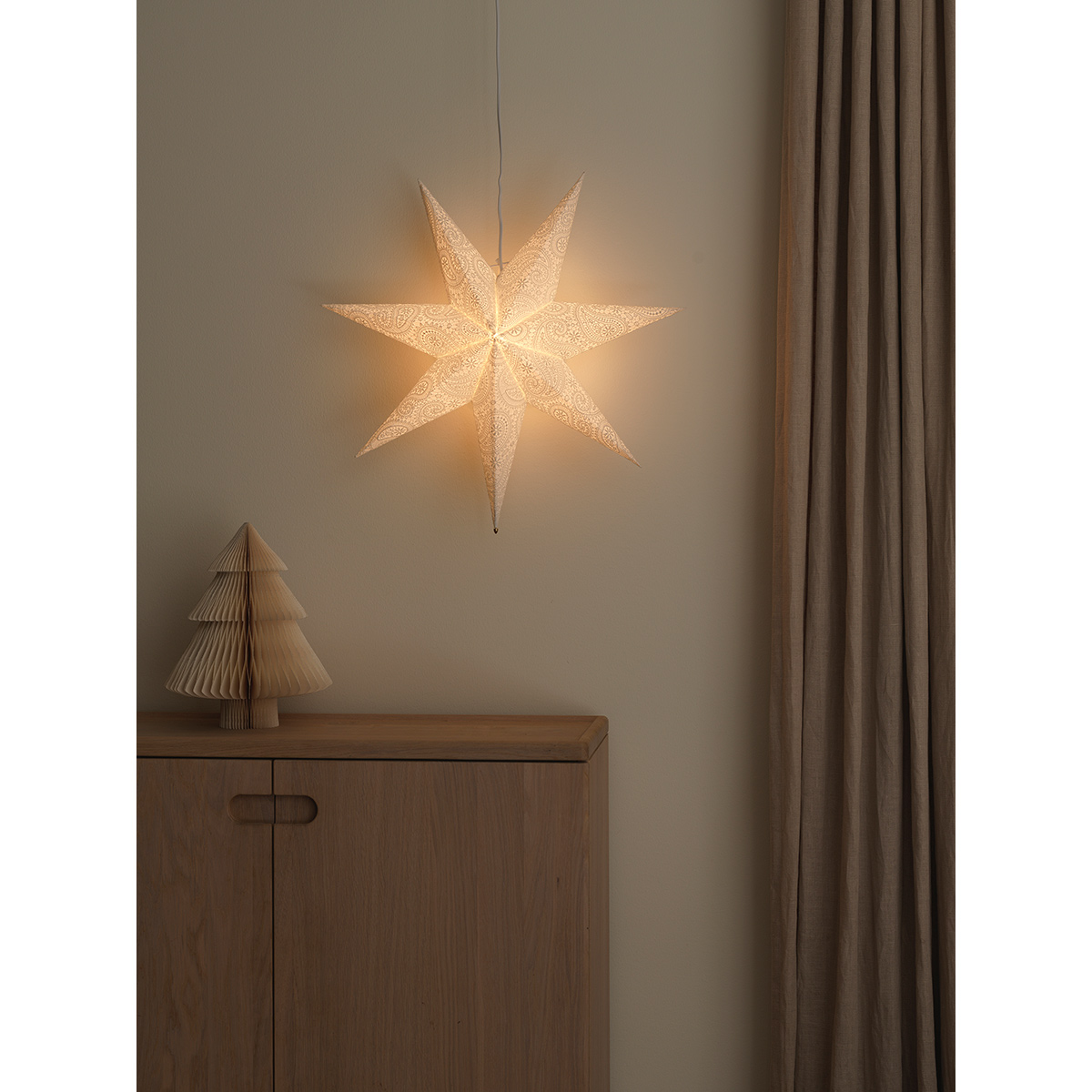 Adventsstjerne Gnosjö Konstsmide Mønstret 60 cm