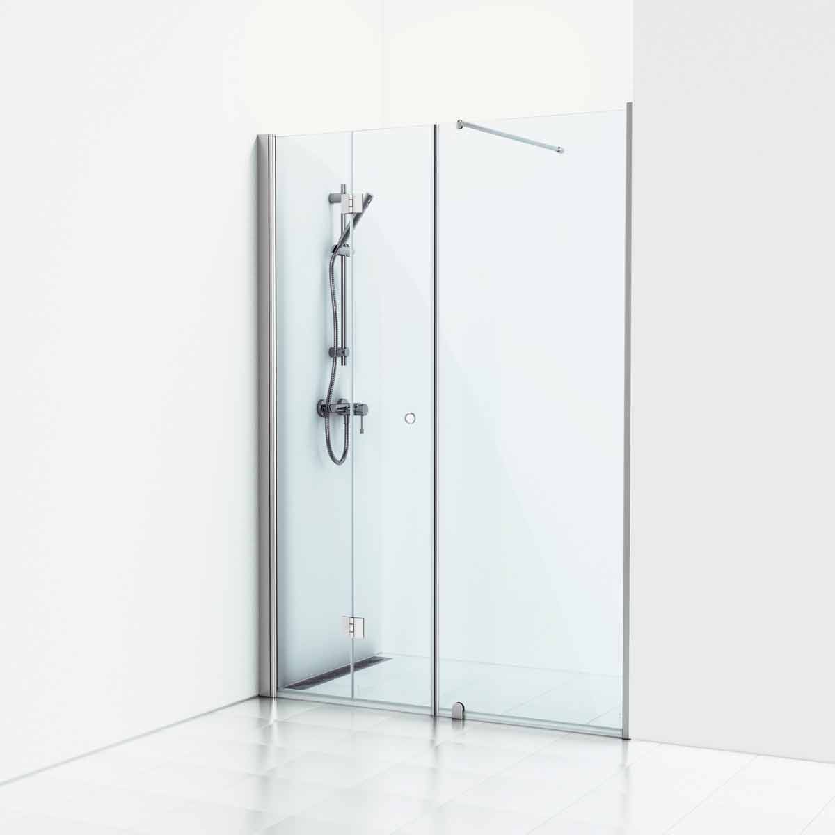 Dusjdør Svedbergs Skoga Foldenisje + Fast