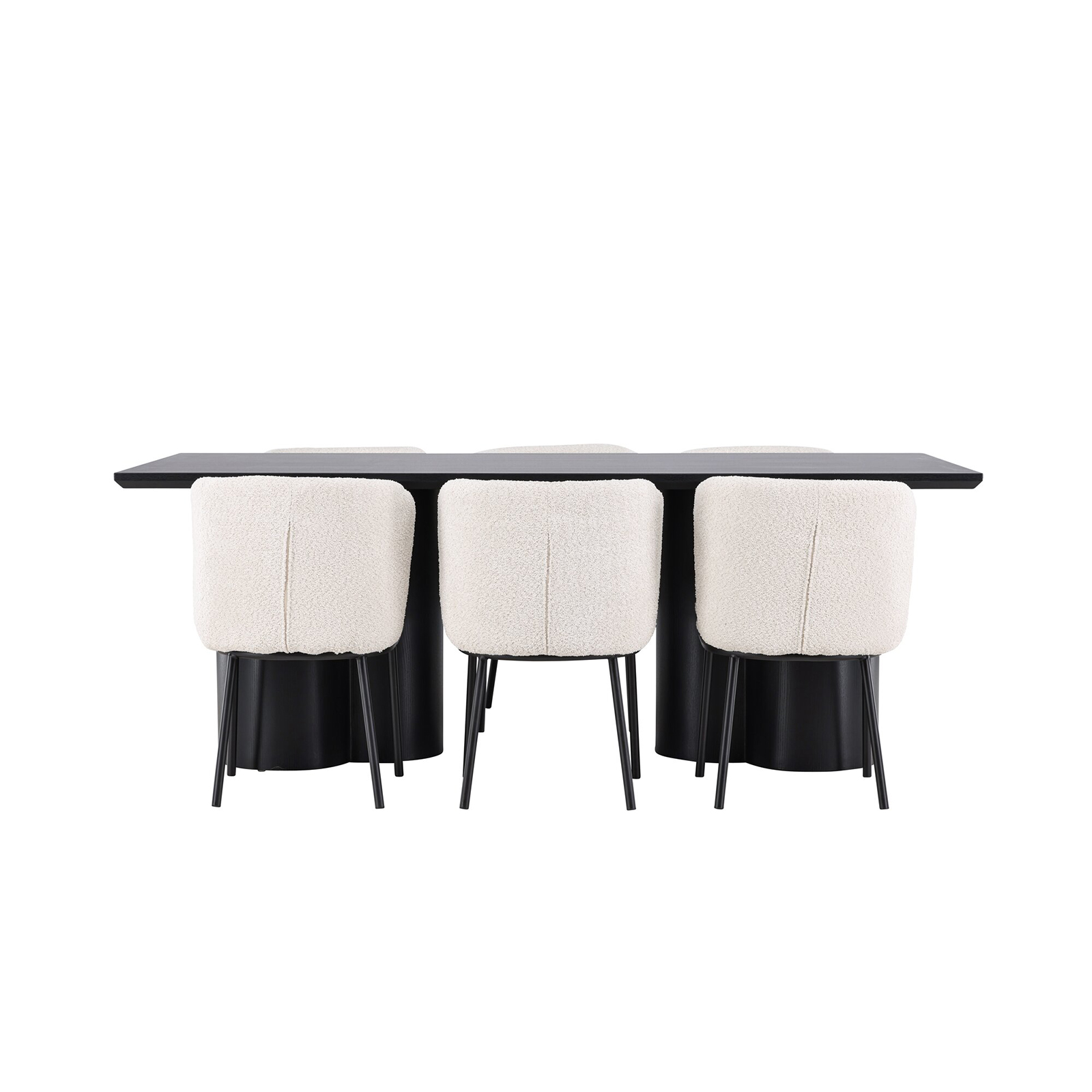 Spisegruppe Venture Home Olivia 210 med 6 stk Agnes Stoler