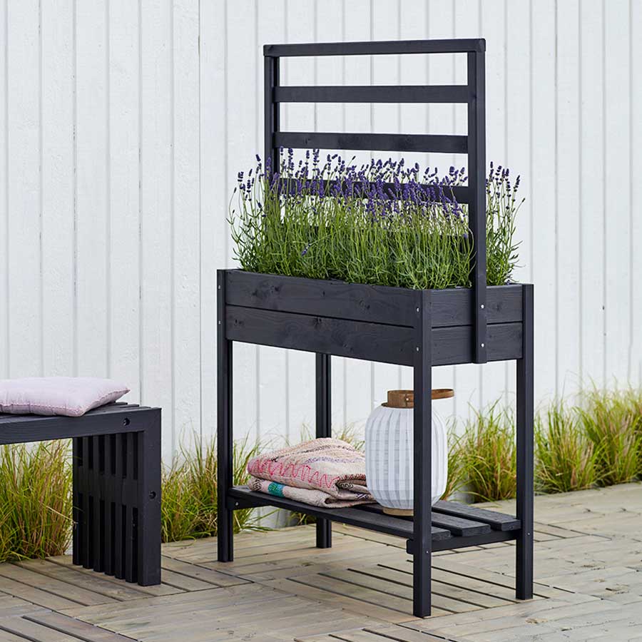 Blomsterkasse PLUS på Ben med Espaljé