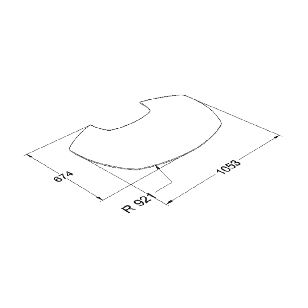 Glass floor plate, Senza For Senza