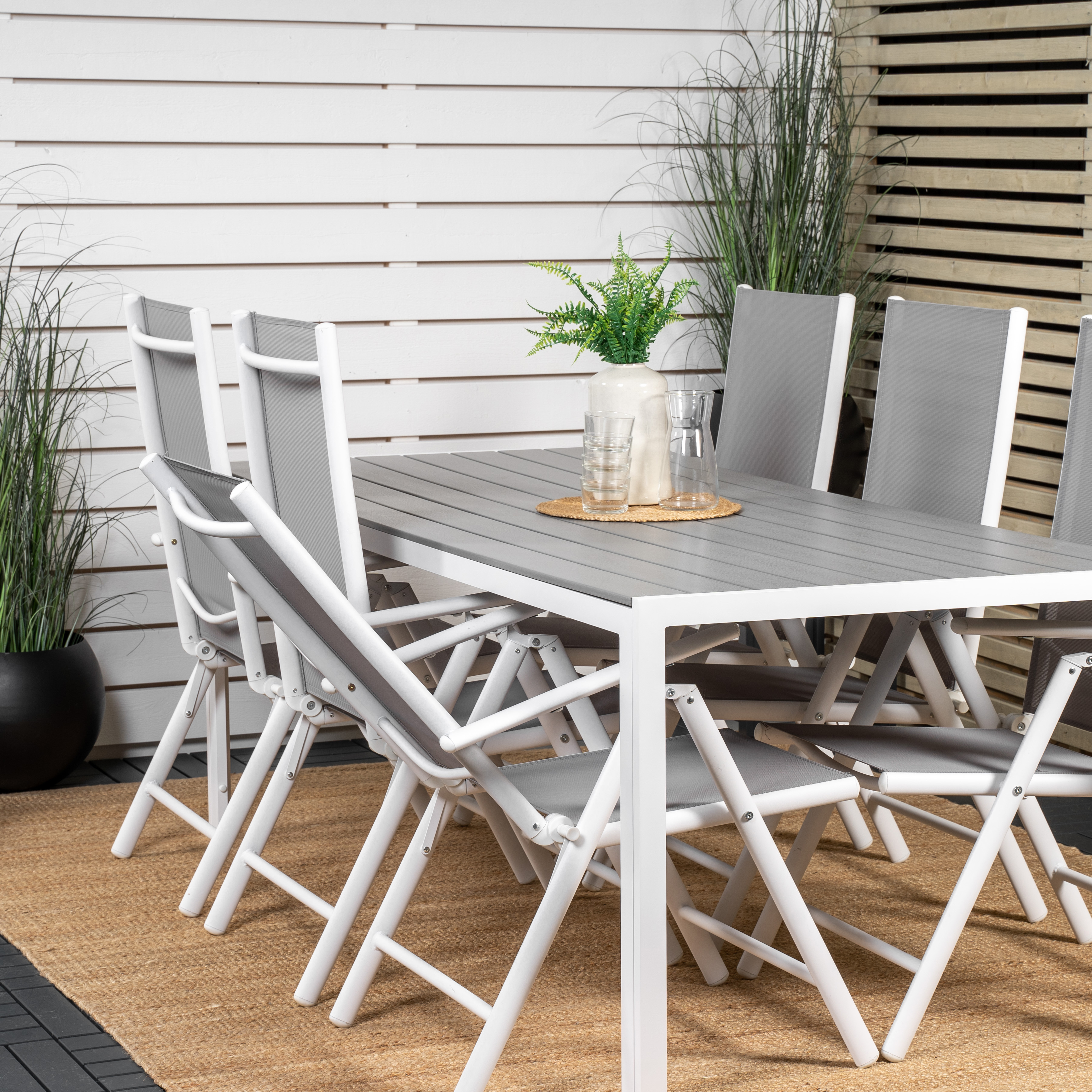 Spisegruppe Venture Home Bront 205 med 6 Bront Spisestoler