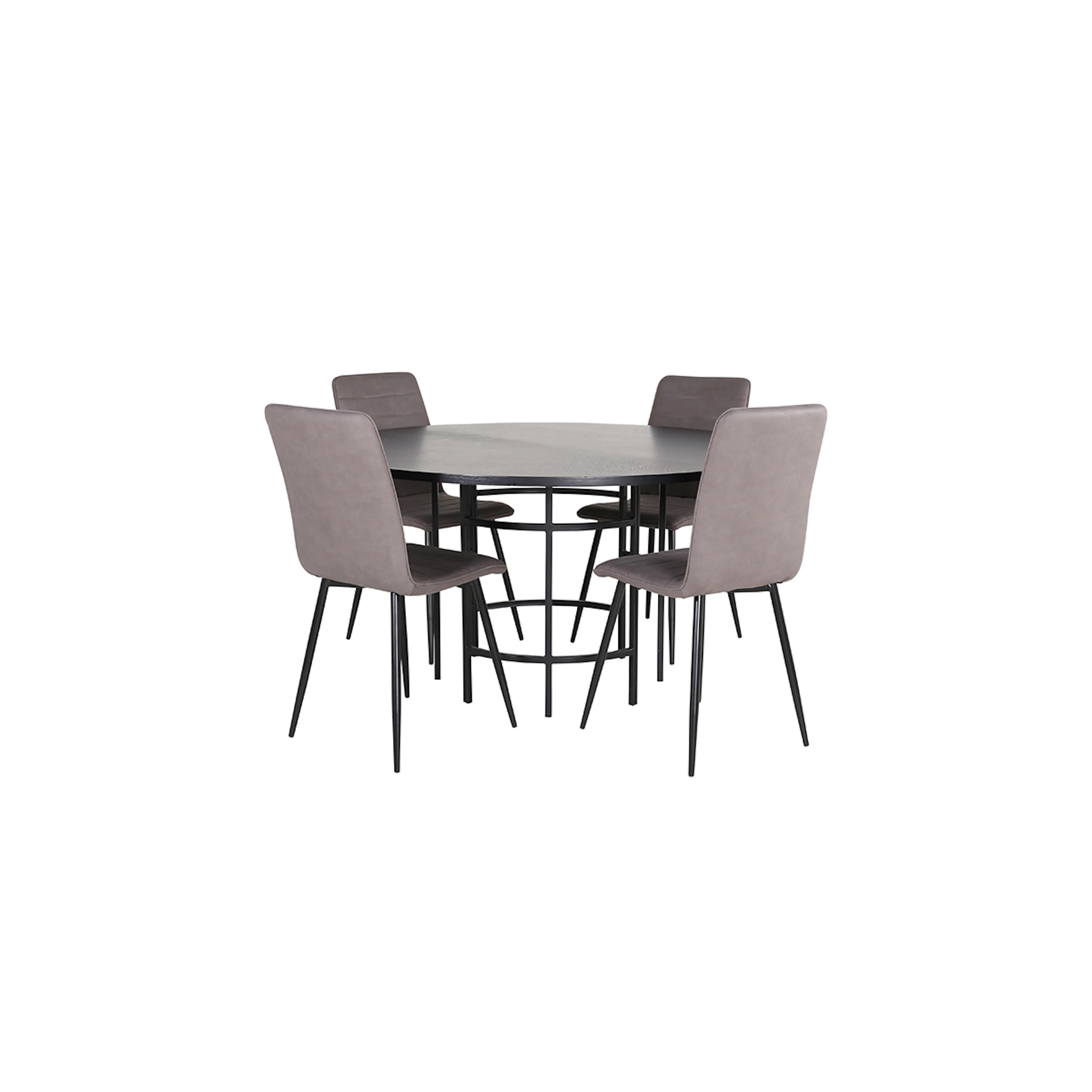 Spisegruppe furniture/fashion Copenhagen Ø140 cm med 4 Windu Stoler
