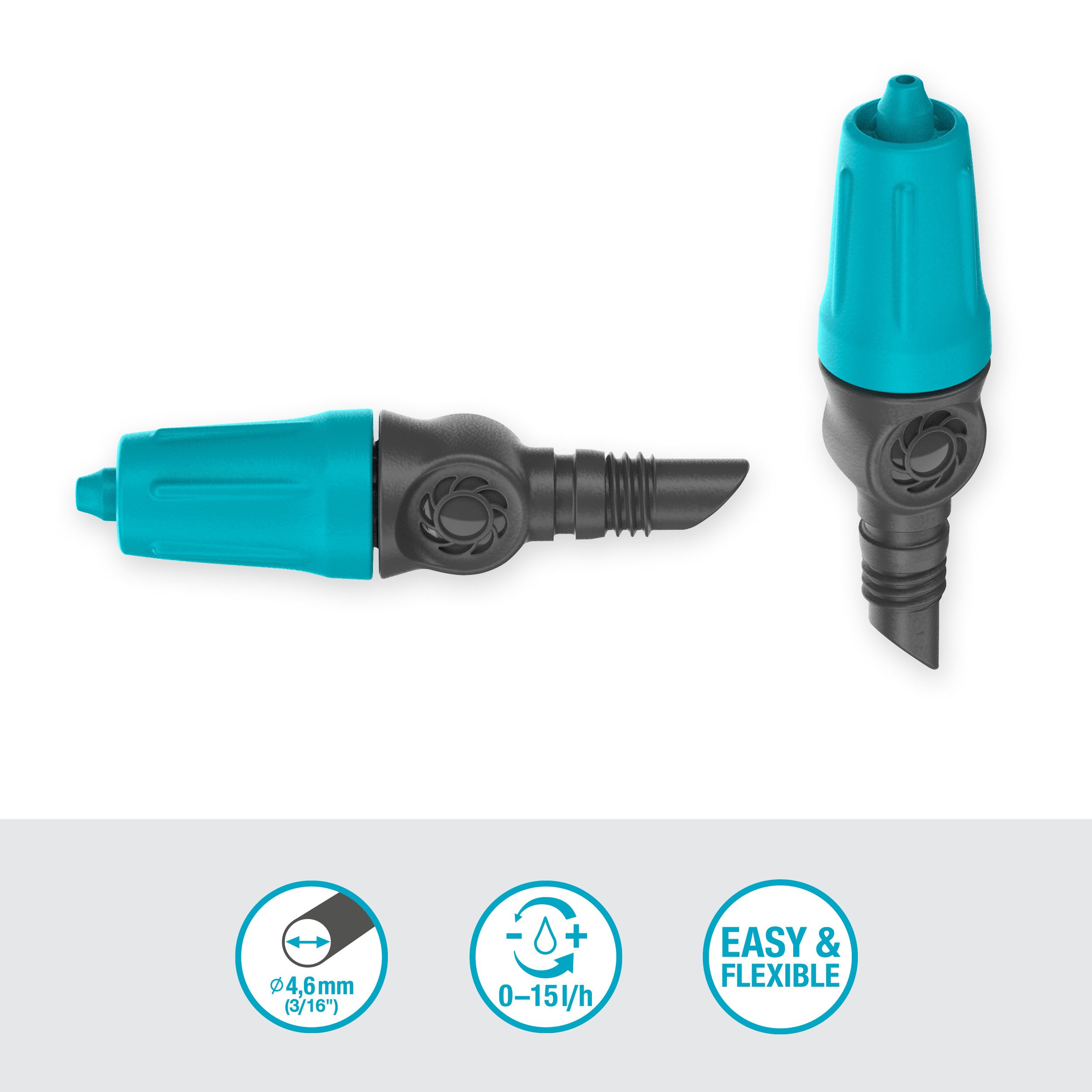 Dryppfordeler Gardena Micro-Drip Justerbar