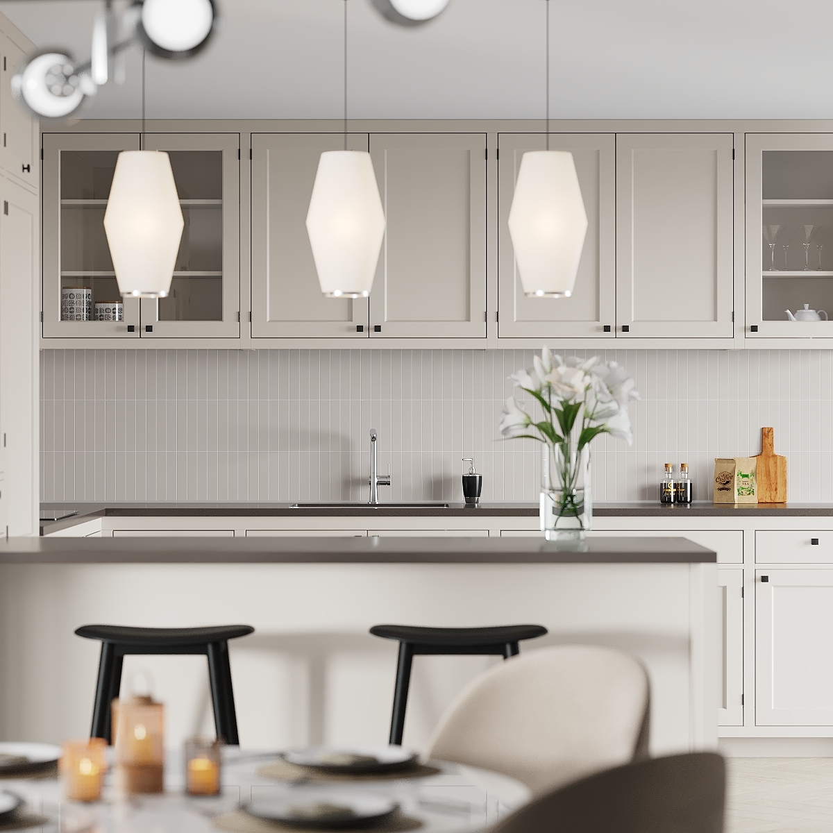Kitchen Board Fibo 5200-KM0420 EM Warm Grey