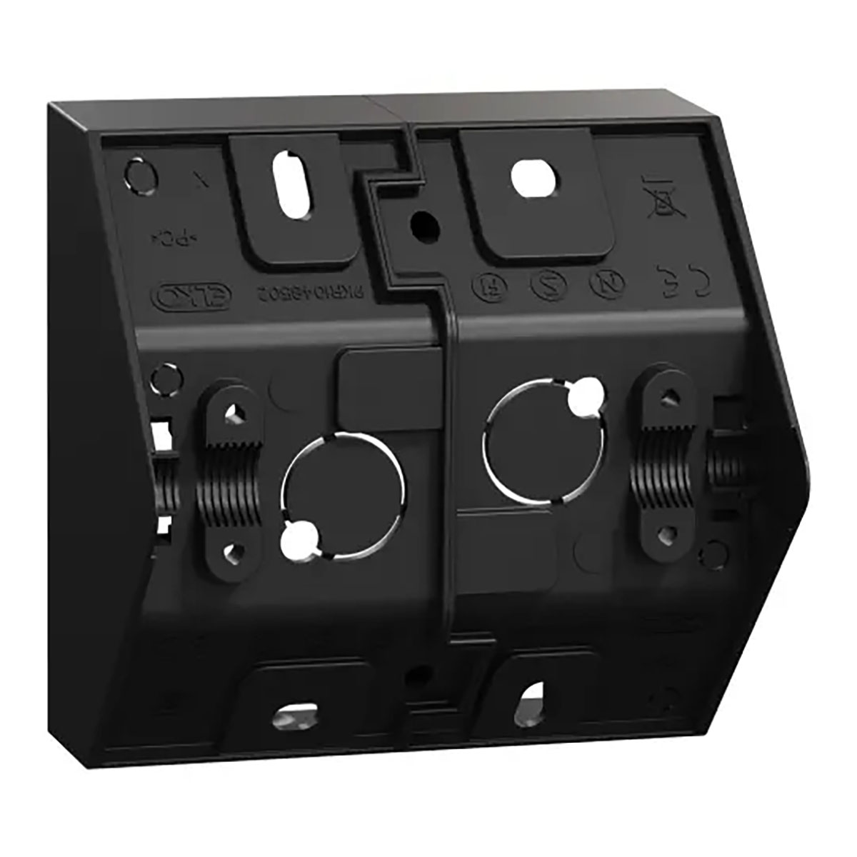 HÖRNBOX ÄNDSTYCKEN ONE SV Sort