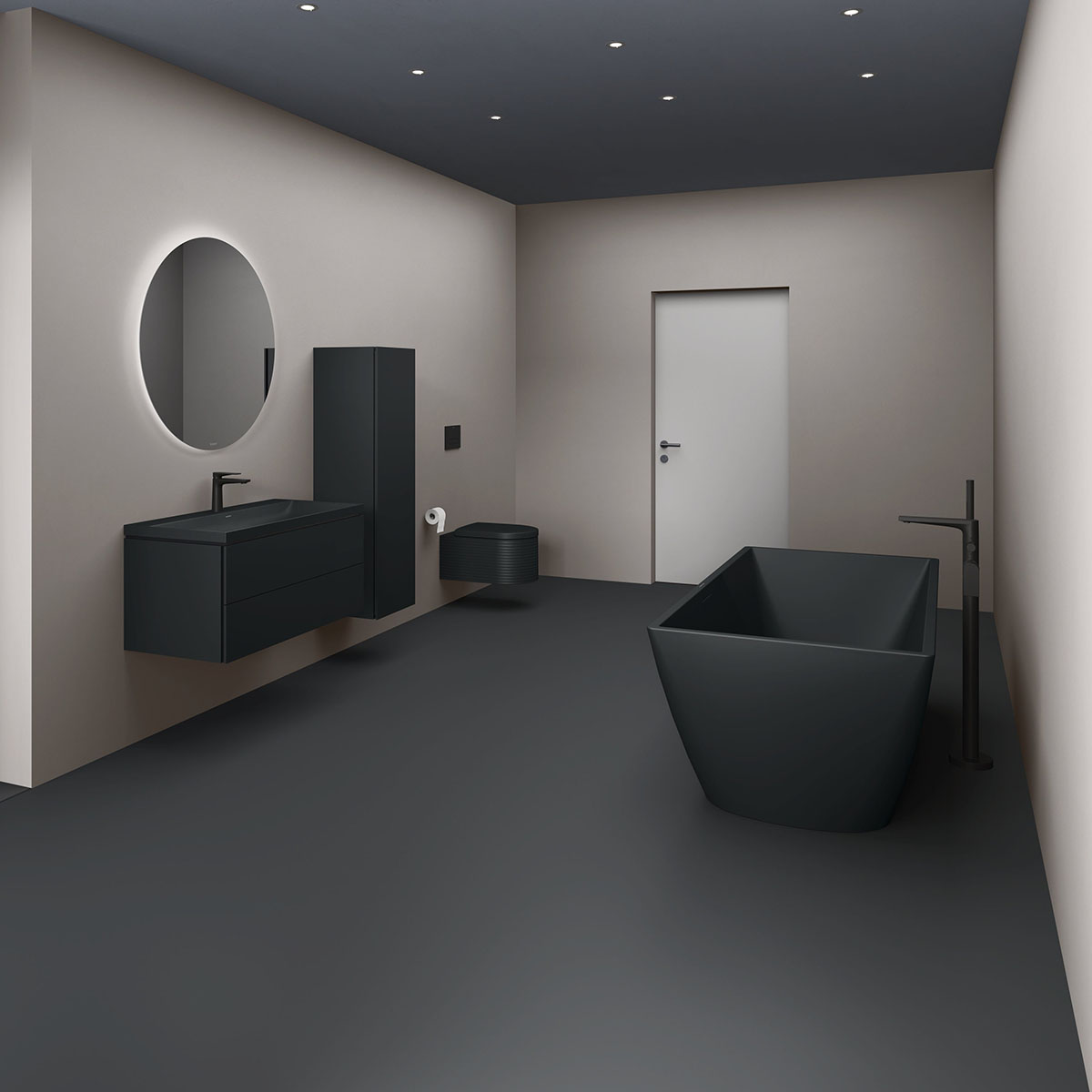 Vägghängd Toalettstol Duravit Millio Grooves